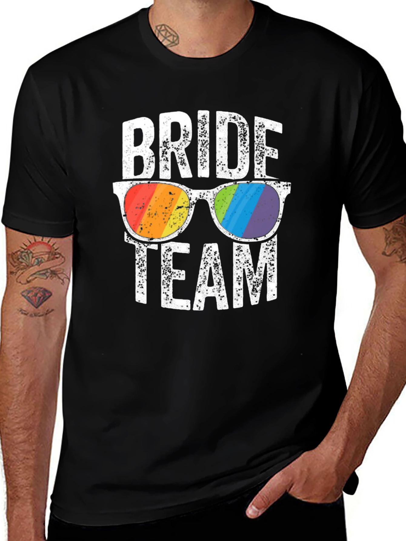 Variant 5 of Bride Team Pride T-Shirt