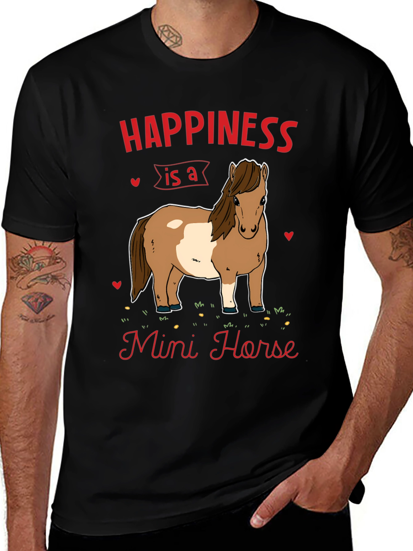 Variant 3 of Happiness Mini Horse T-Shirt