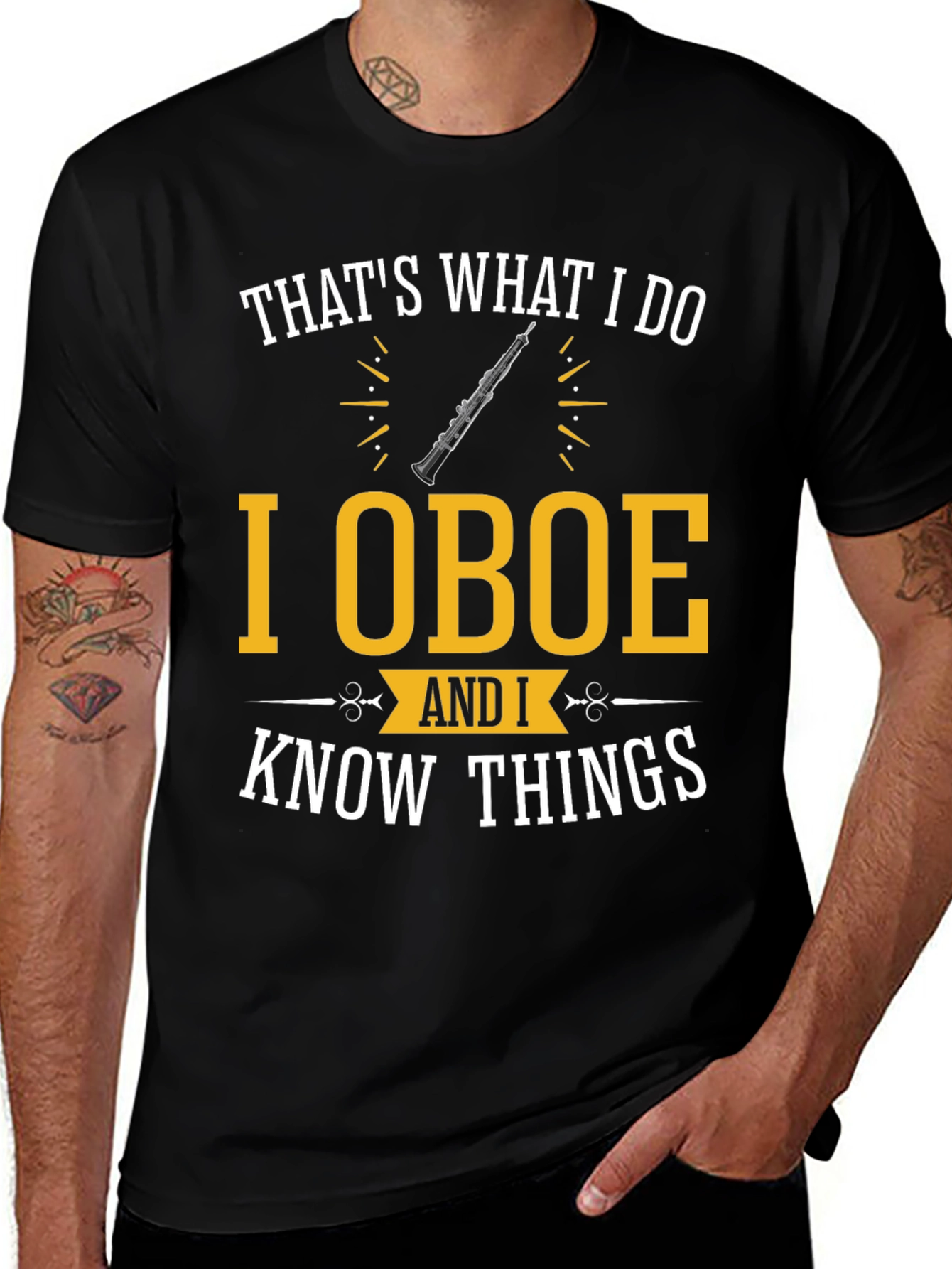 Variant 12 of I Oboe and I Know Things T-Shirt