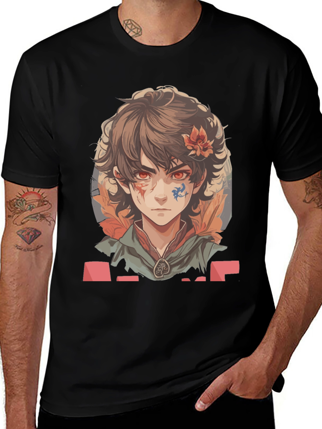 Variant 9 of Anime Boy Graphic Tee