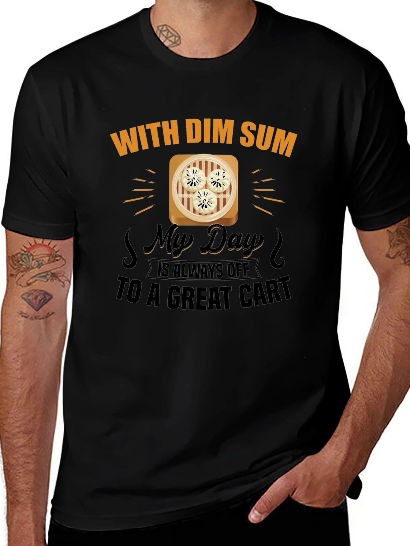 Variant 6 of Dim Sum T-Shirt - Great Cart Design