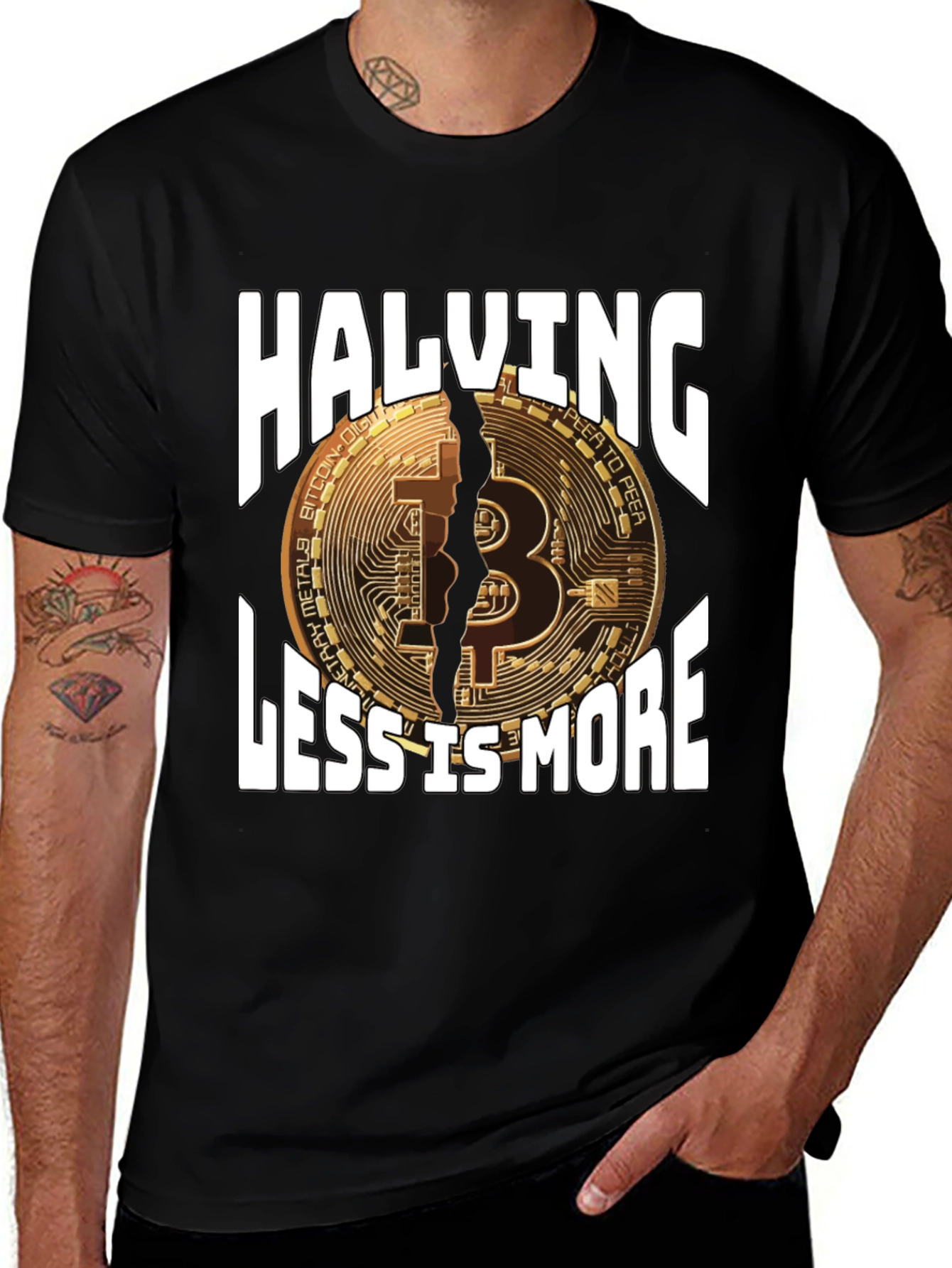 Bitcoin Halving T-Shirt - Less is More