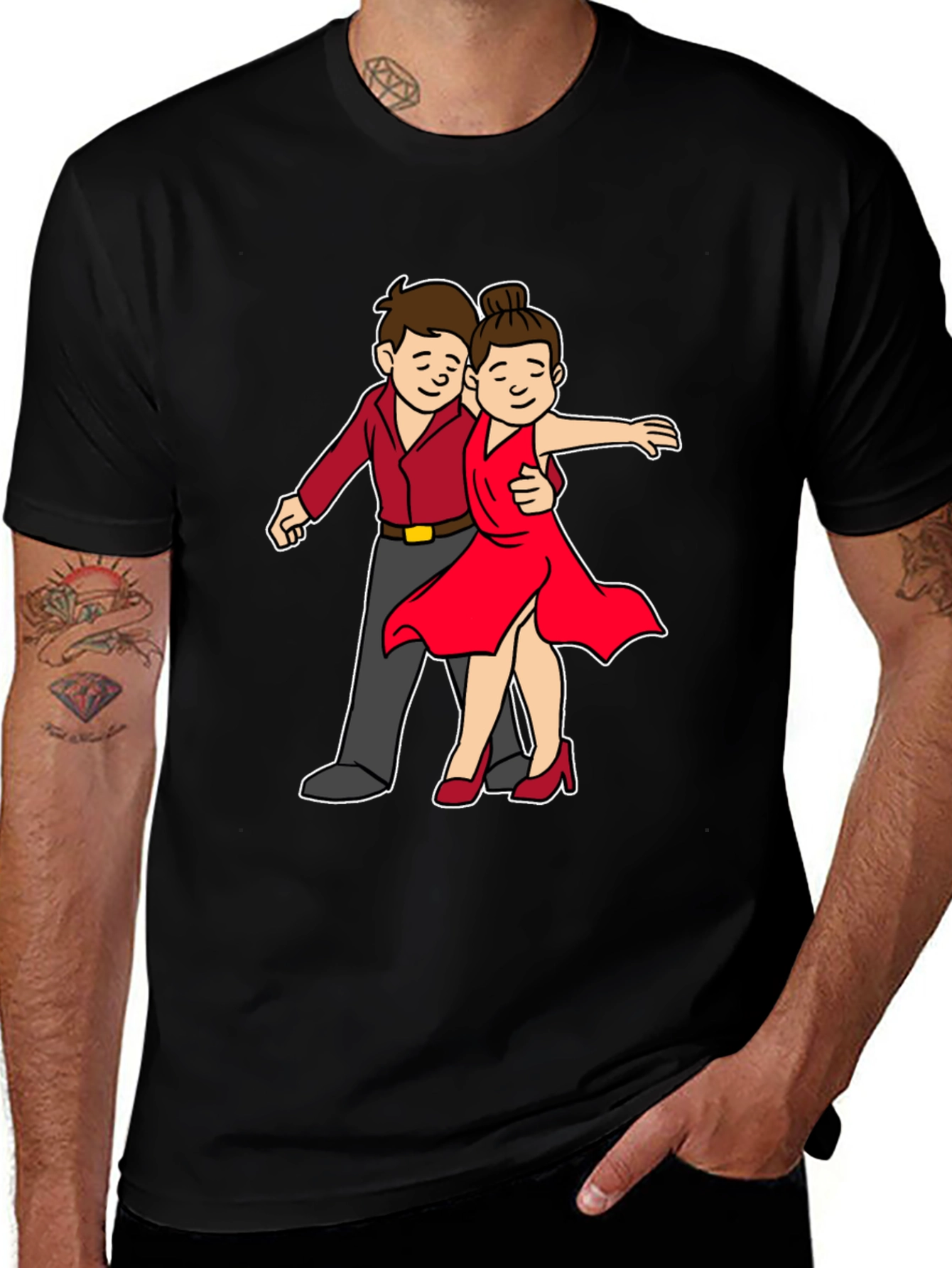 Variant 10 of Dancing Couple Graphic Tee