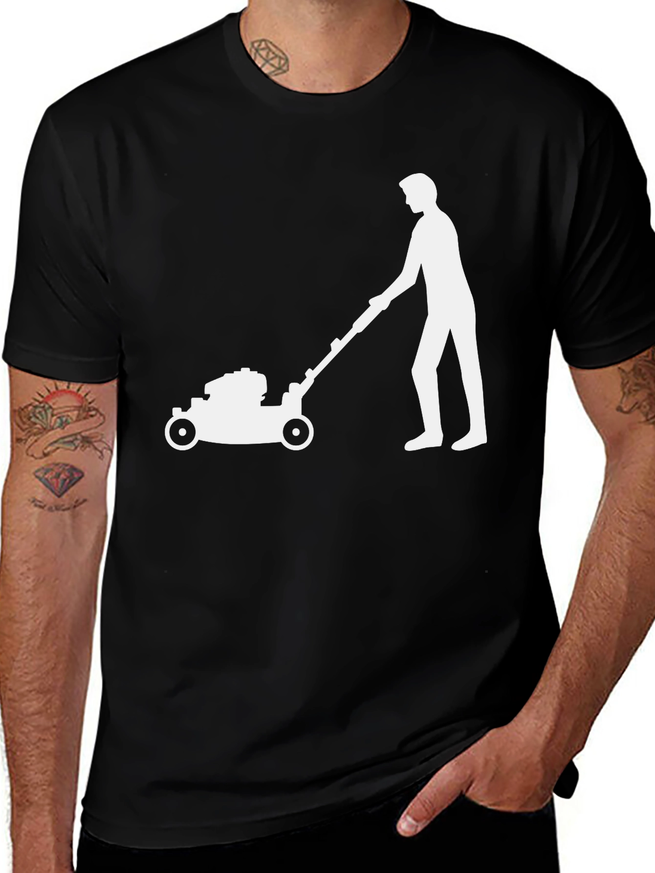 Variant 24 of Lawn Mower T-Shirt - Classic Graphic Tee