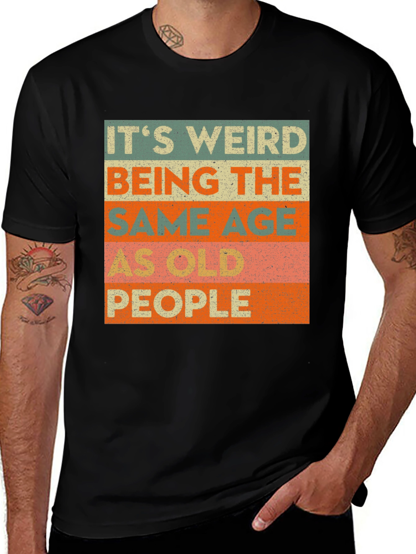 Variant 16 of Funny Old People T-Shirt, Novelty Humor Tee