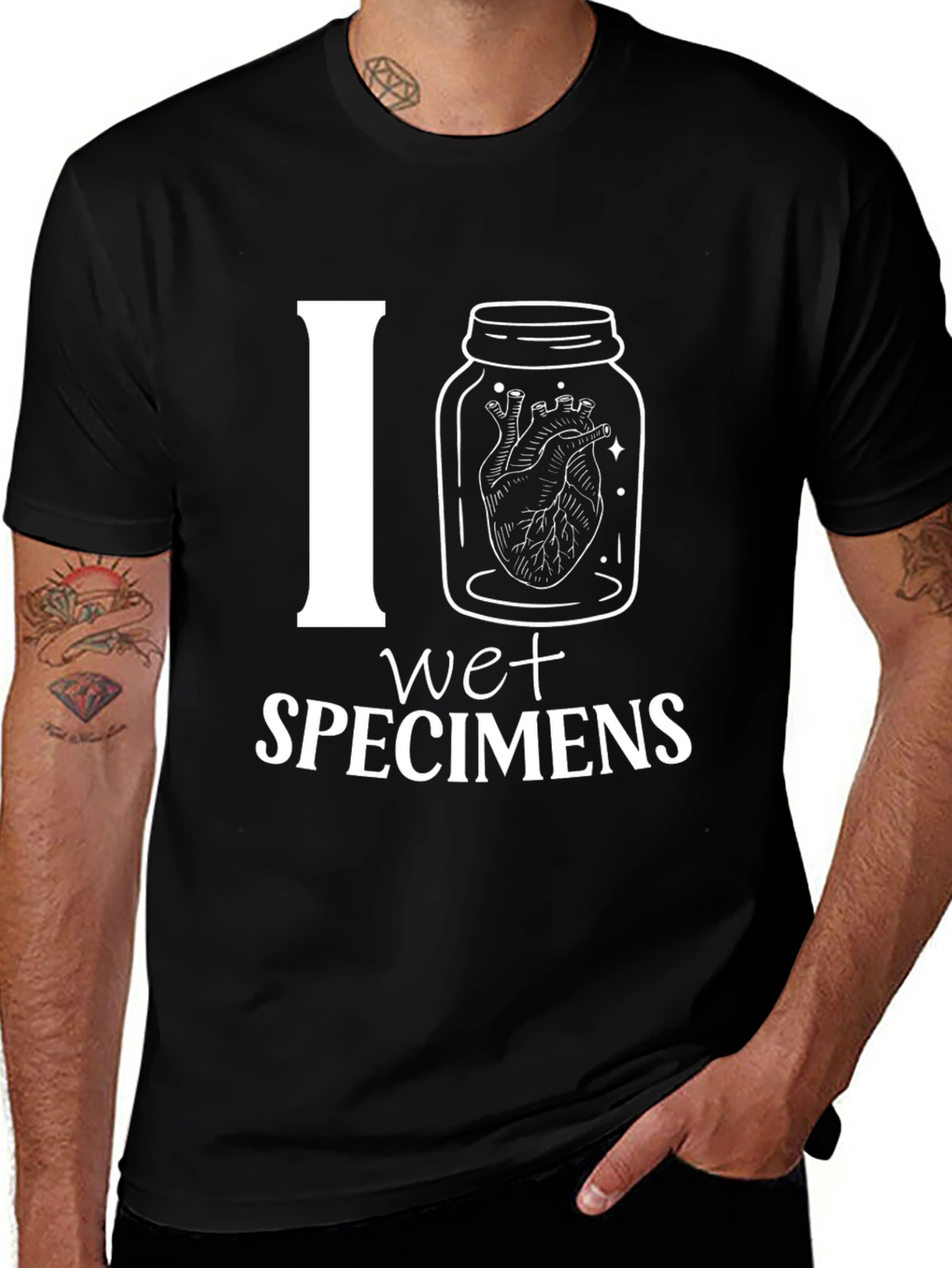 Variant 21 of I Heart Wet Specimens T-Shirt - Anatomy Humor