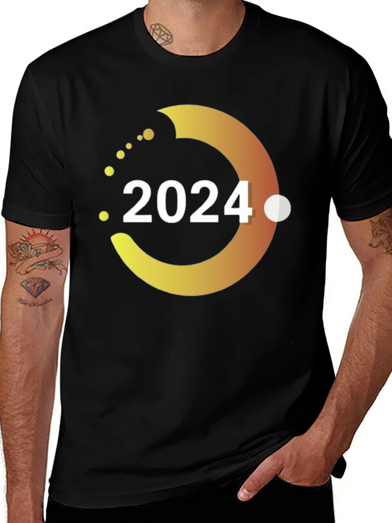 2024 Graphic Tee - Black Crew Neck