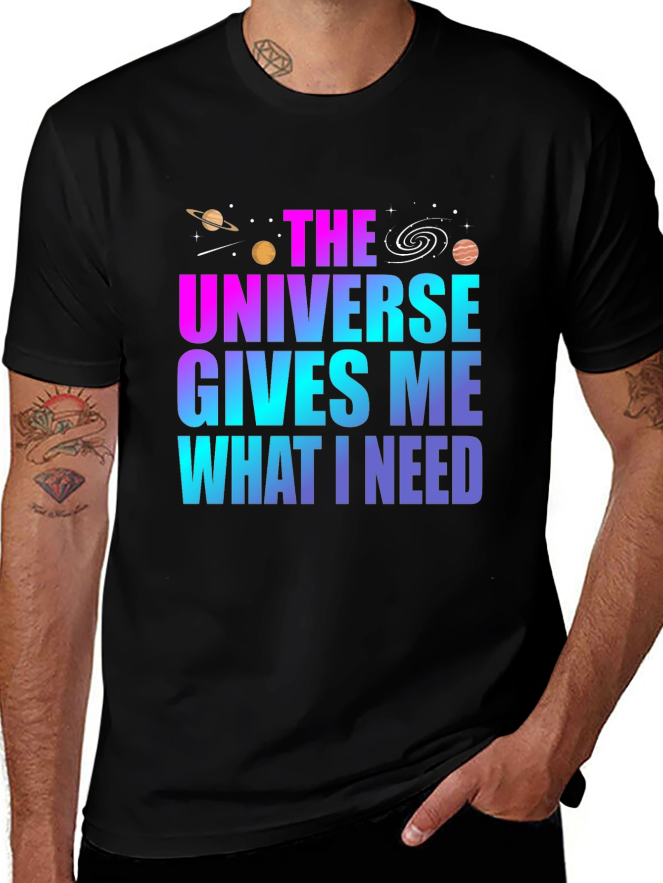 Variant 13 of Universe Gives Me What I Need Graphic Tee