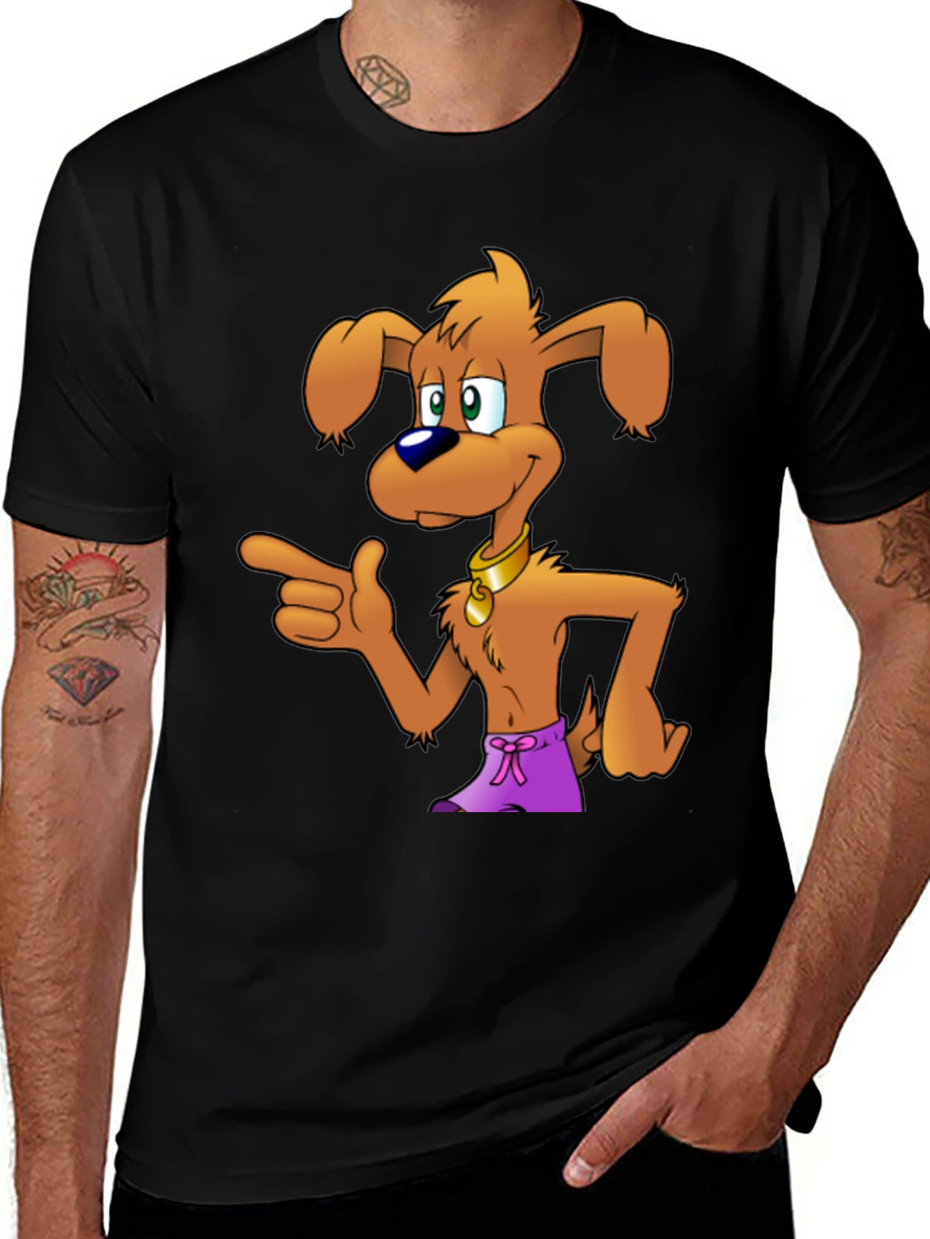 Variant 11 of Cartoon Dog T-Shirt - Unique Design