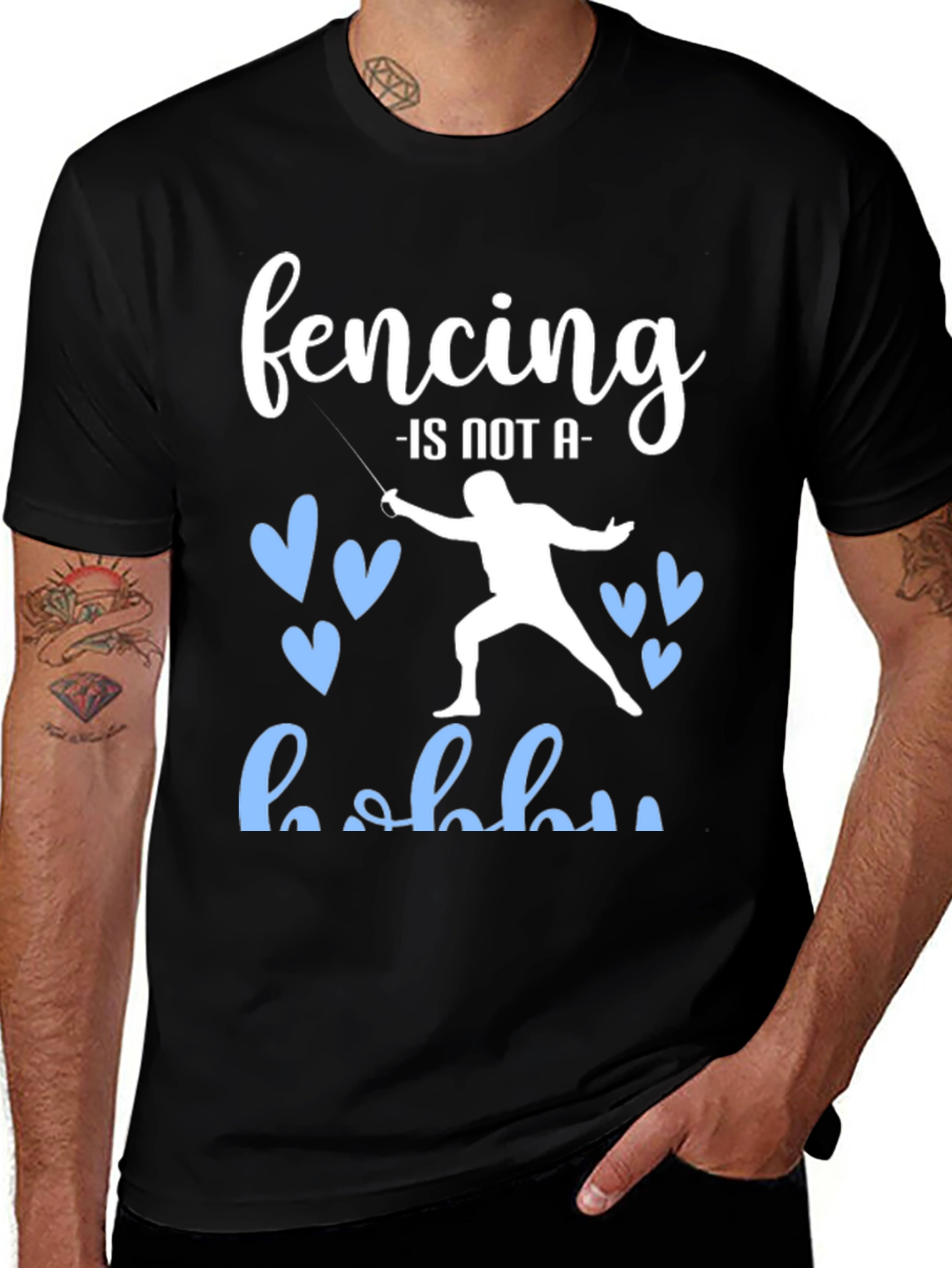 Variant 26 of Fencing is Not a Hobby Graphic Tee