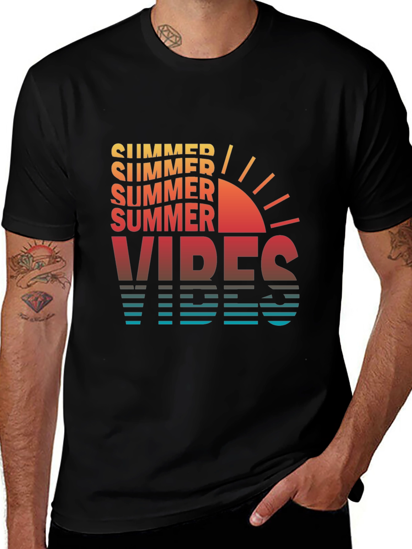 Variant 10 of Summer Vibes Graphic T-Shirt
