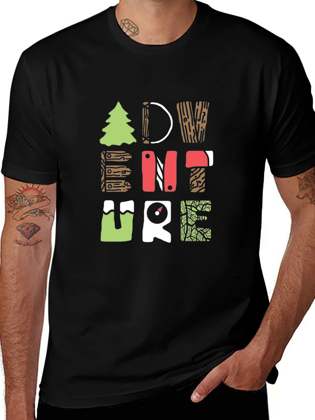 Variant 22 of Adventure Graphic Tee - Nature Inspired Design