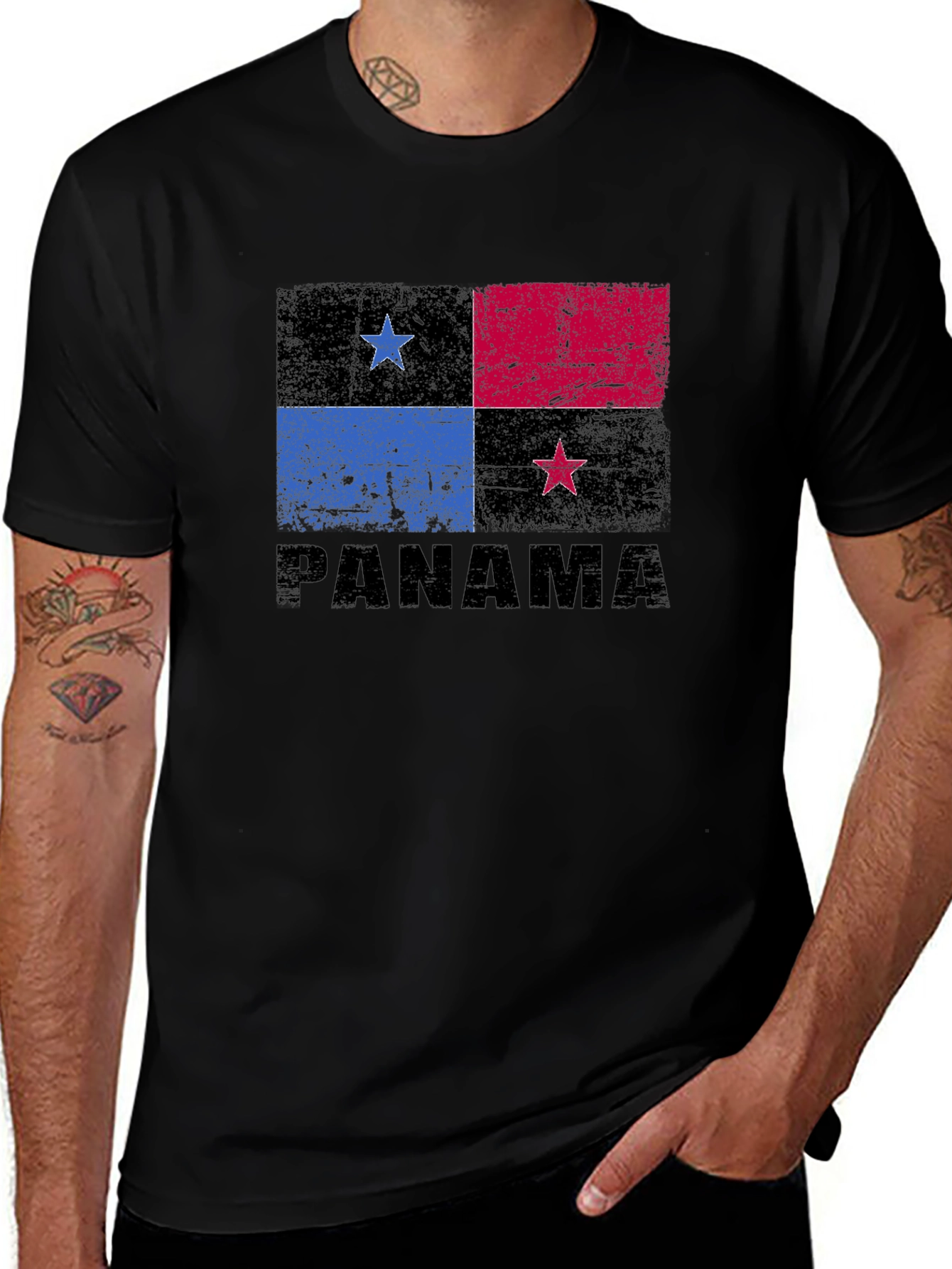 Variant 16 of Panama Flag Graphic T-Shirt