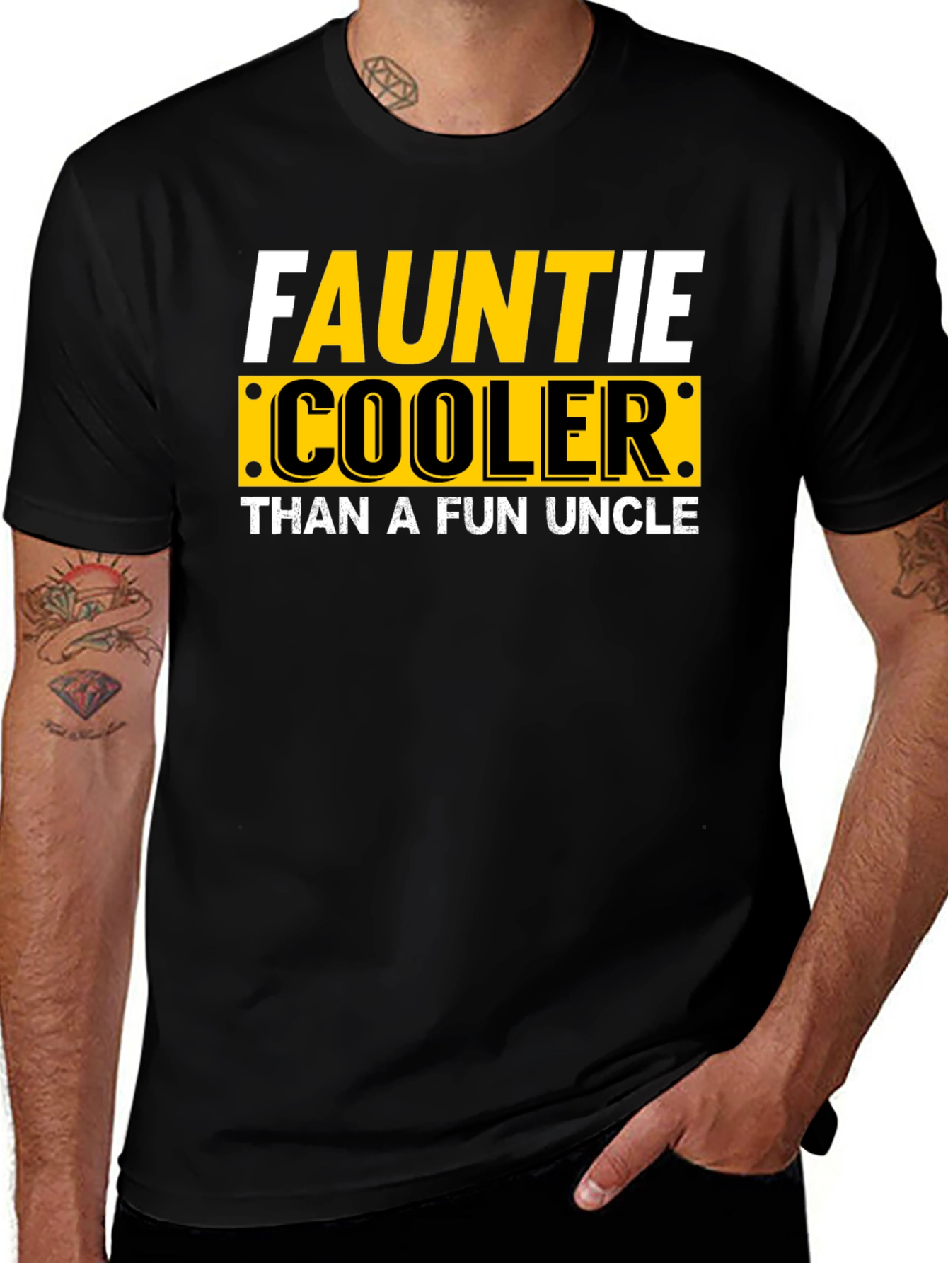 Variant 2 of Cooler Than A Fun Uncle T-Shirt