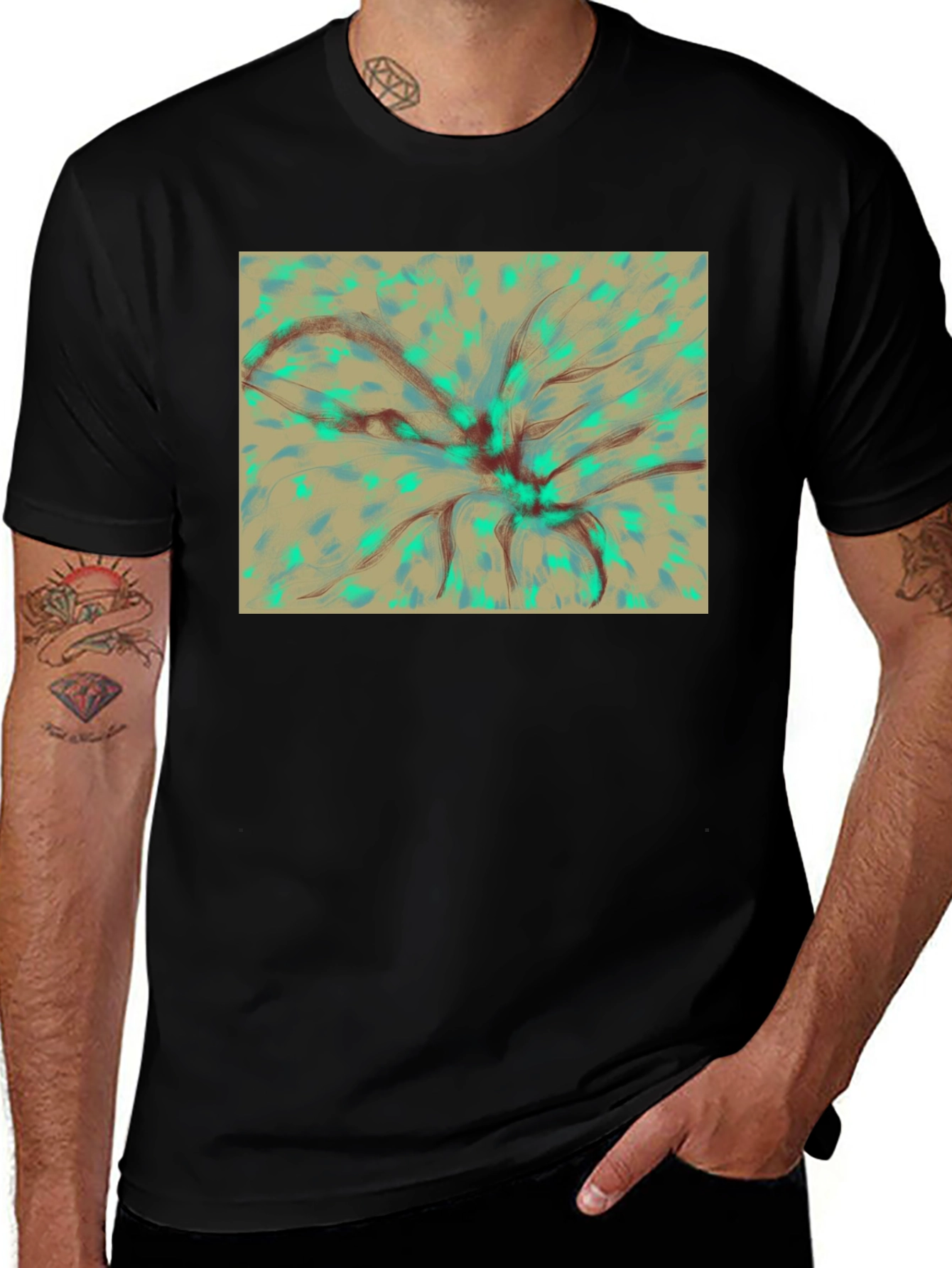 Variant 24 of Abstract Graphic Tee - Modern Style