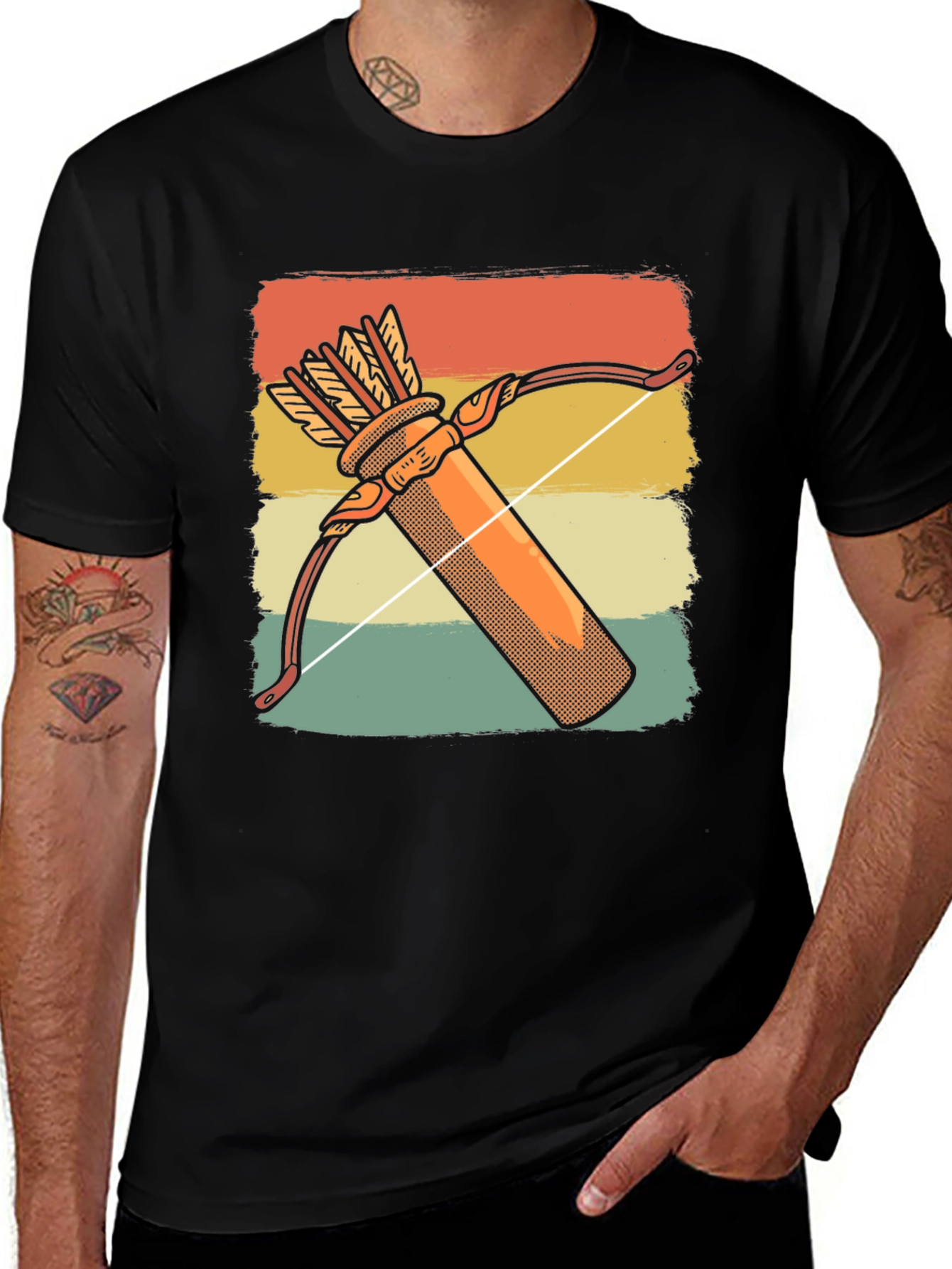 Variant 20 of Retro Archer T-Shirt - Vintage Archery Design