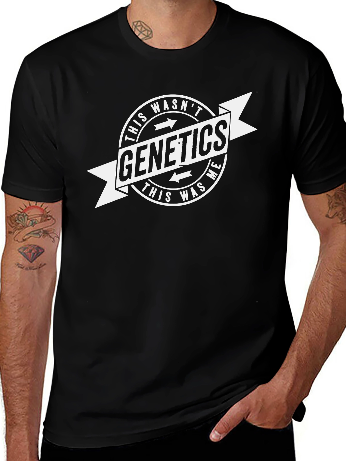 Variant 6 of This Wasn't Genetics Funny T-Shirt
