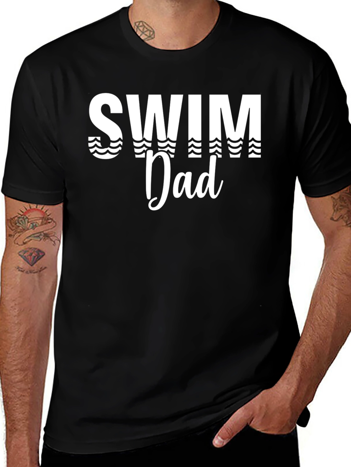 Swim Dad T-Shirt - Father's Day Gift