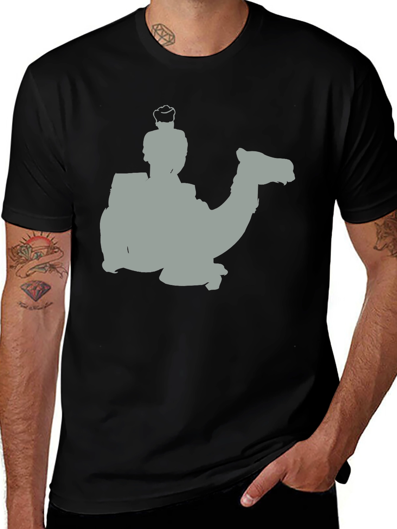 Variant 19 of Camel Rider Graphic Tee - Cool Comfort