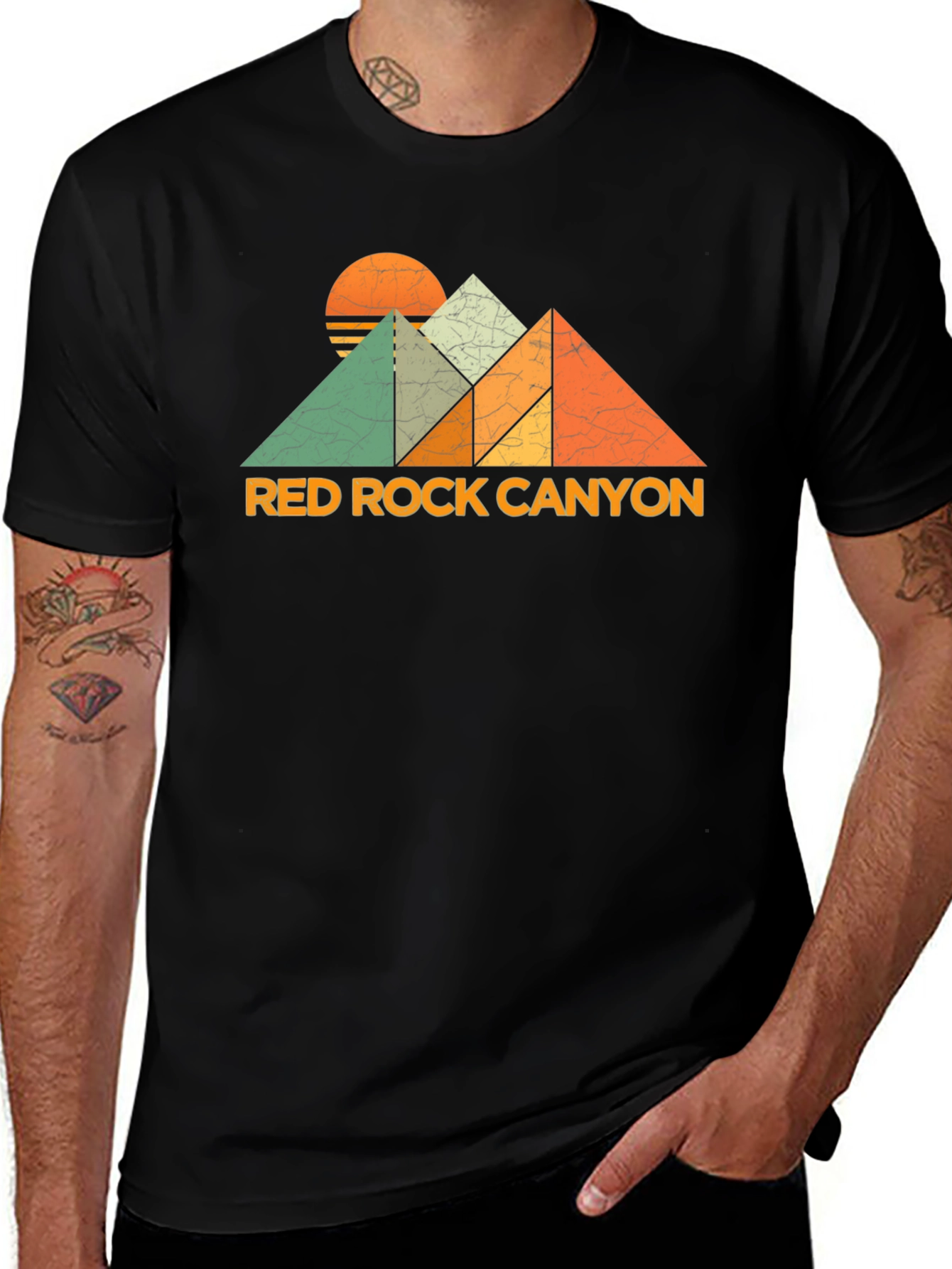Variant 25 of Red Rock Canyon Retro T-Shirt