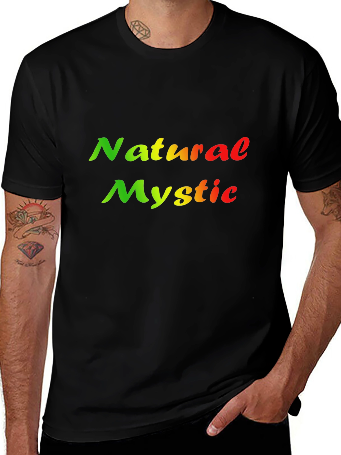 Variant 4 of Natural Mystic Rasta T-Shirt - Reggae Style
