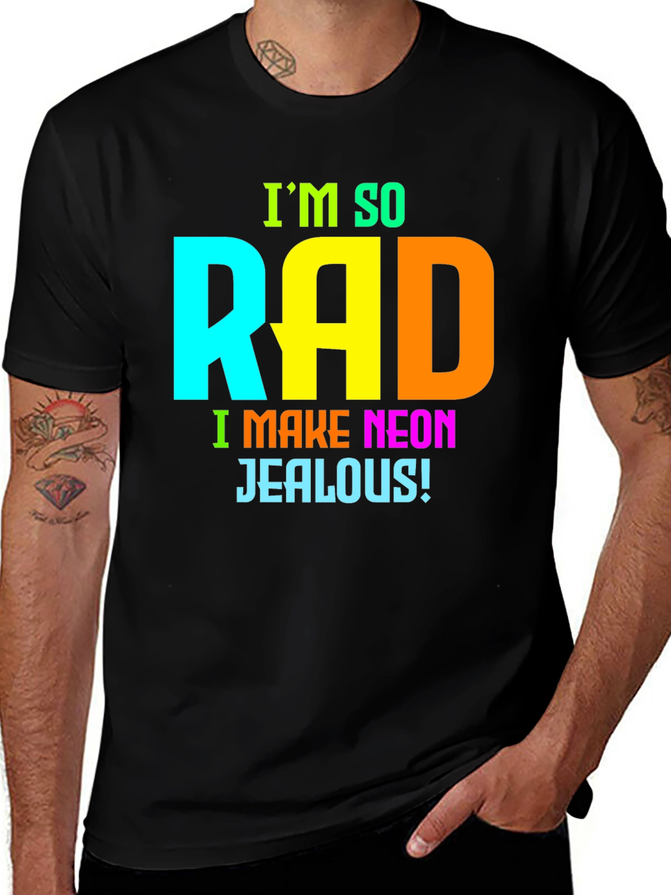 Variant 29 of I'm So Rad Neon Graphic Tee