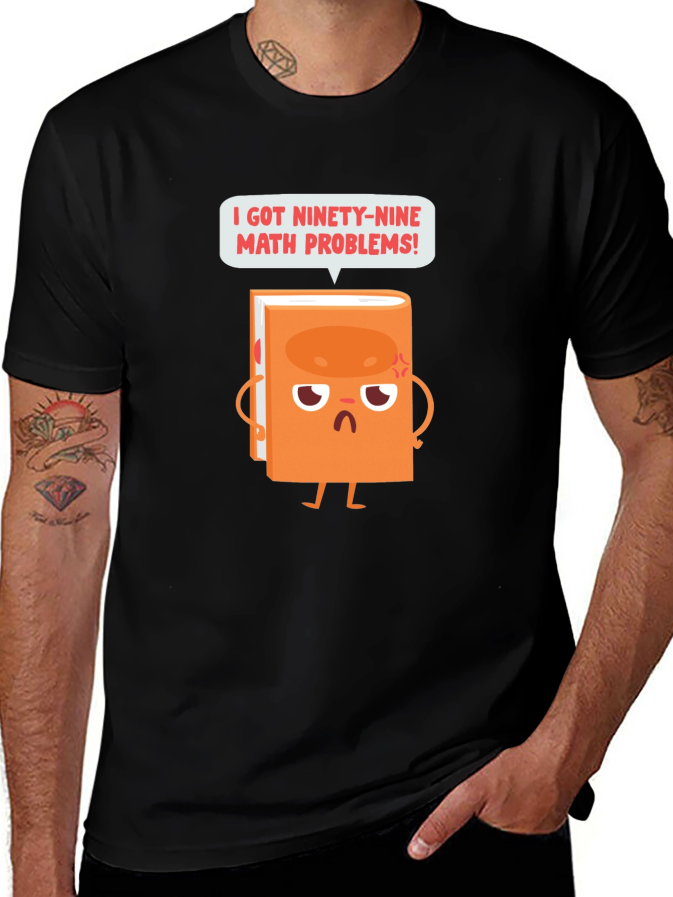 Variant 25 of Math Problems T-Shirt - Funny Book Design