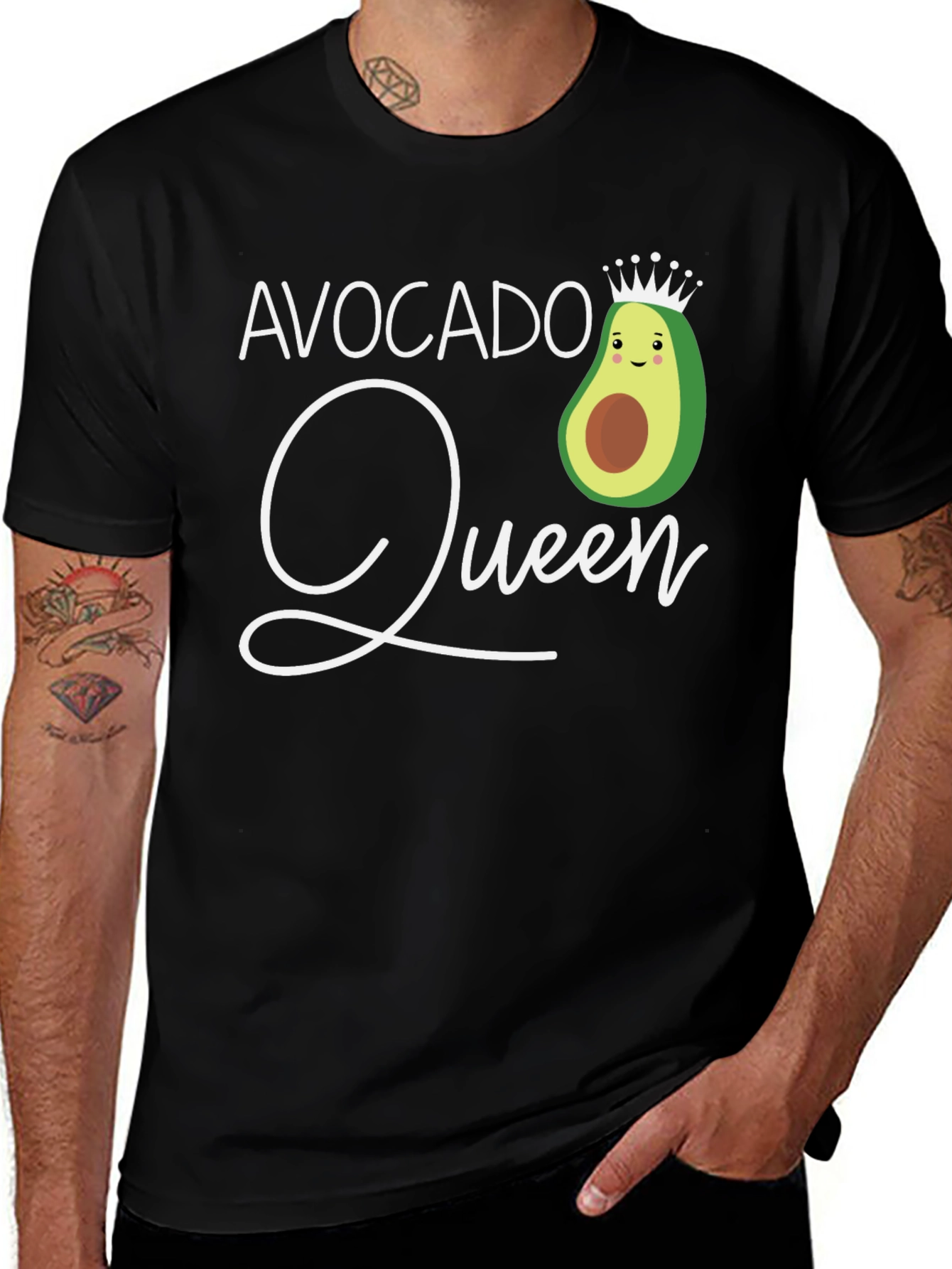 Variant 5 of Avocado Queen Graphic T-Shirt