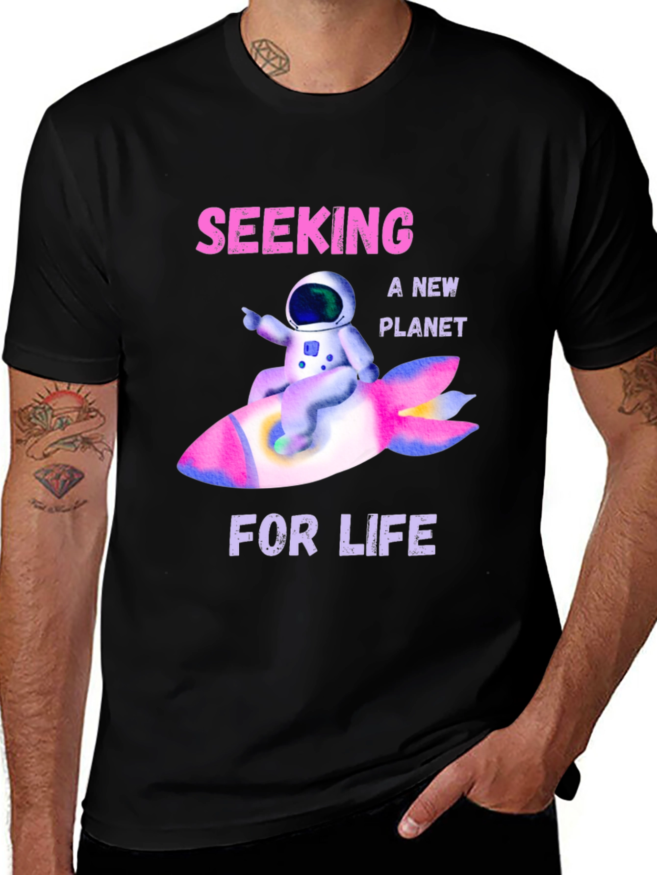 Variant 20 of Seeking a New Planet Graphic T-Shirt