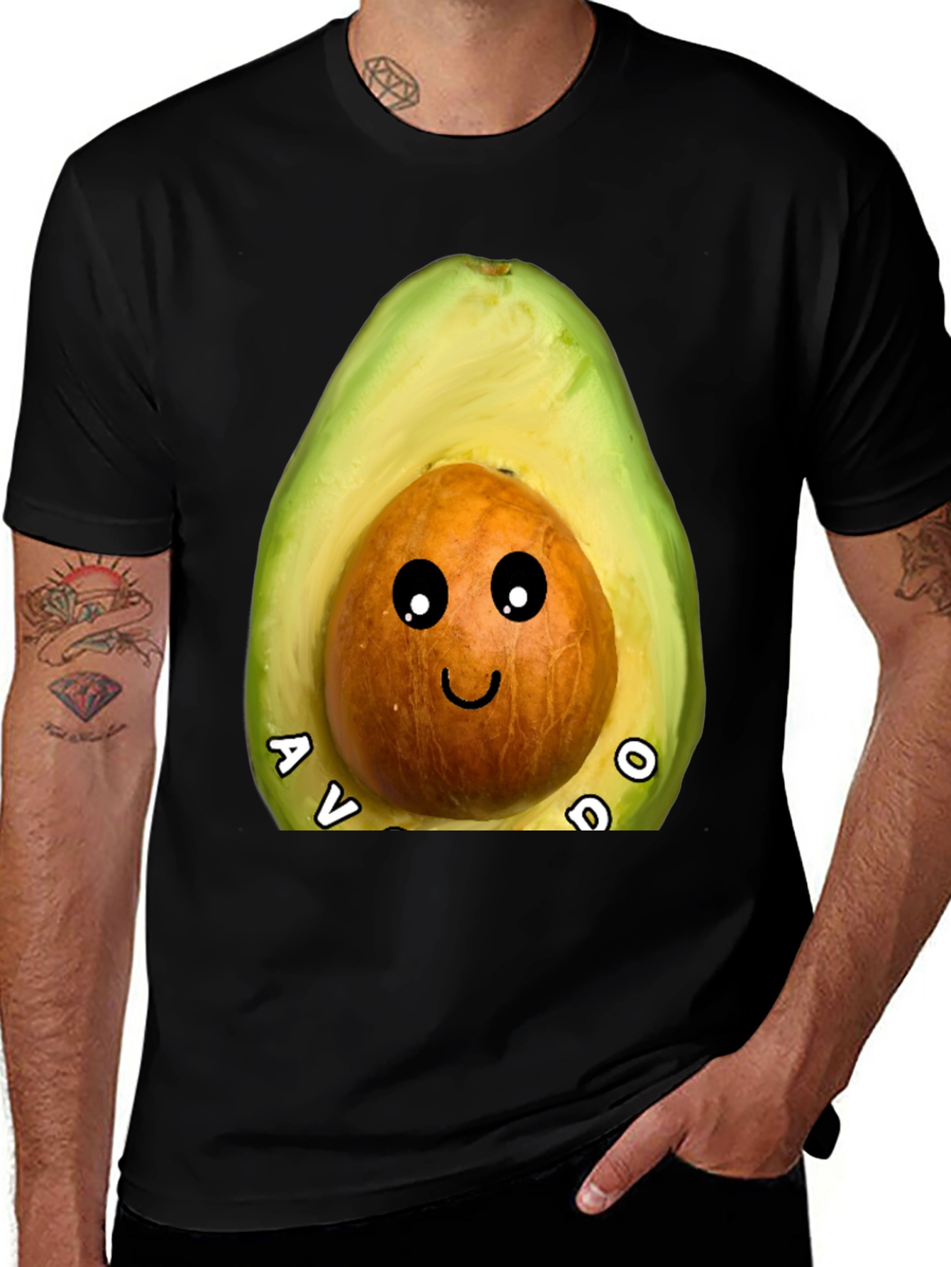 Avocado Graphic Tee - Cute Fruit Humor Shirt