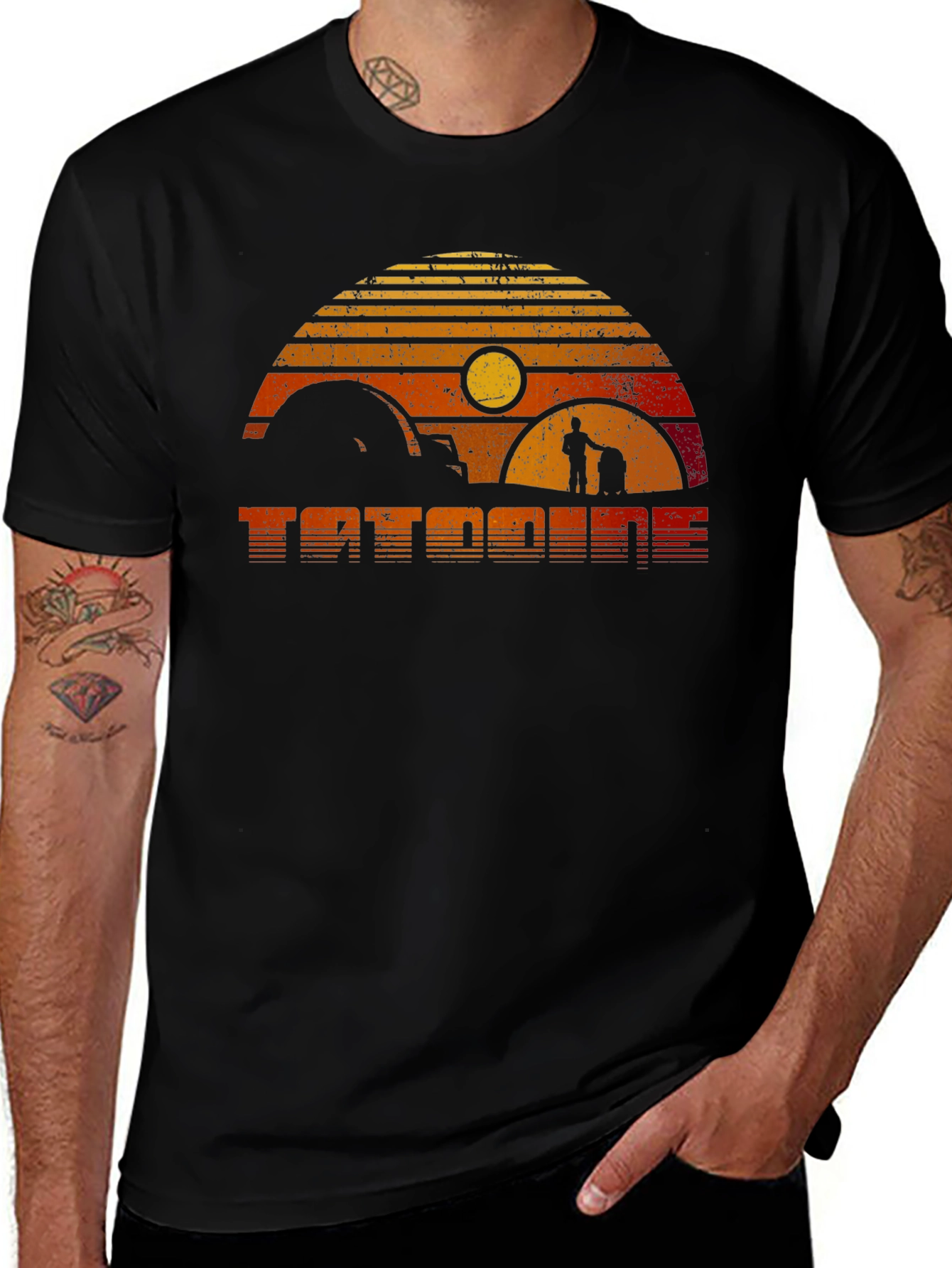 Tatooine Sunset T-Shirt: Star Wars Inspired Graphic Tee