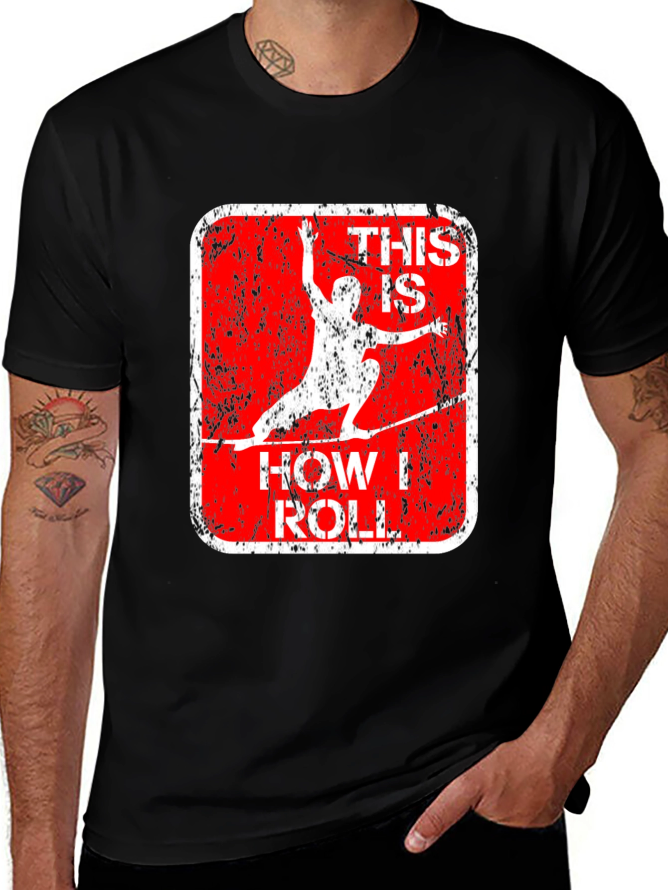 Variant 20 of This Is How I Roll Slackline Graphic T-Shirt