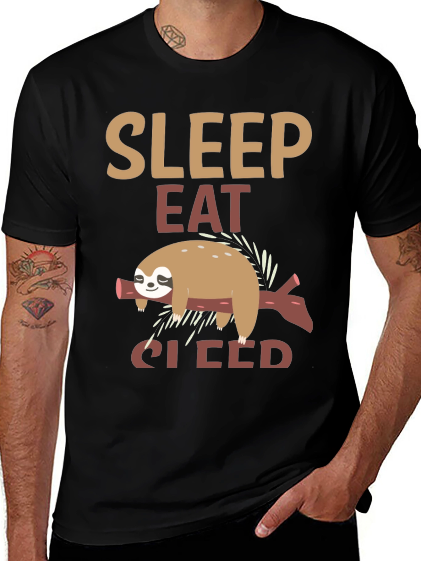 Variant 16 of Sleep Eat Sleep Sloth T-Shirt