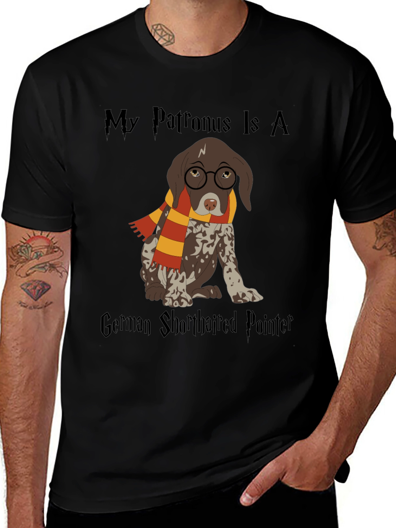 Variant 20 of My Patronus German Shorthaired Pointer Dog Lover T-Shirt