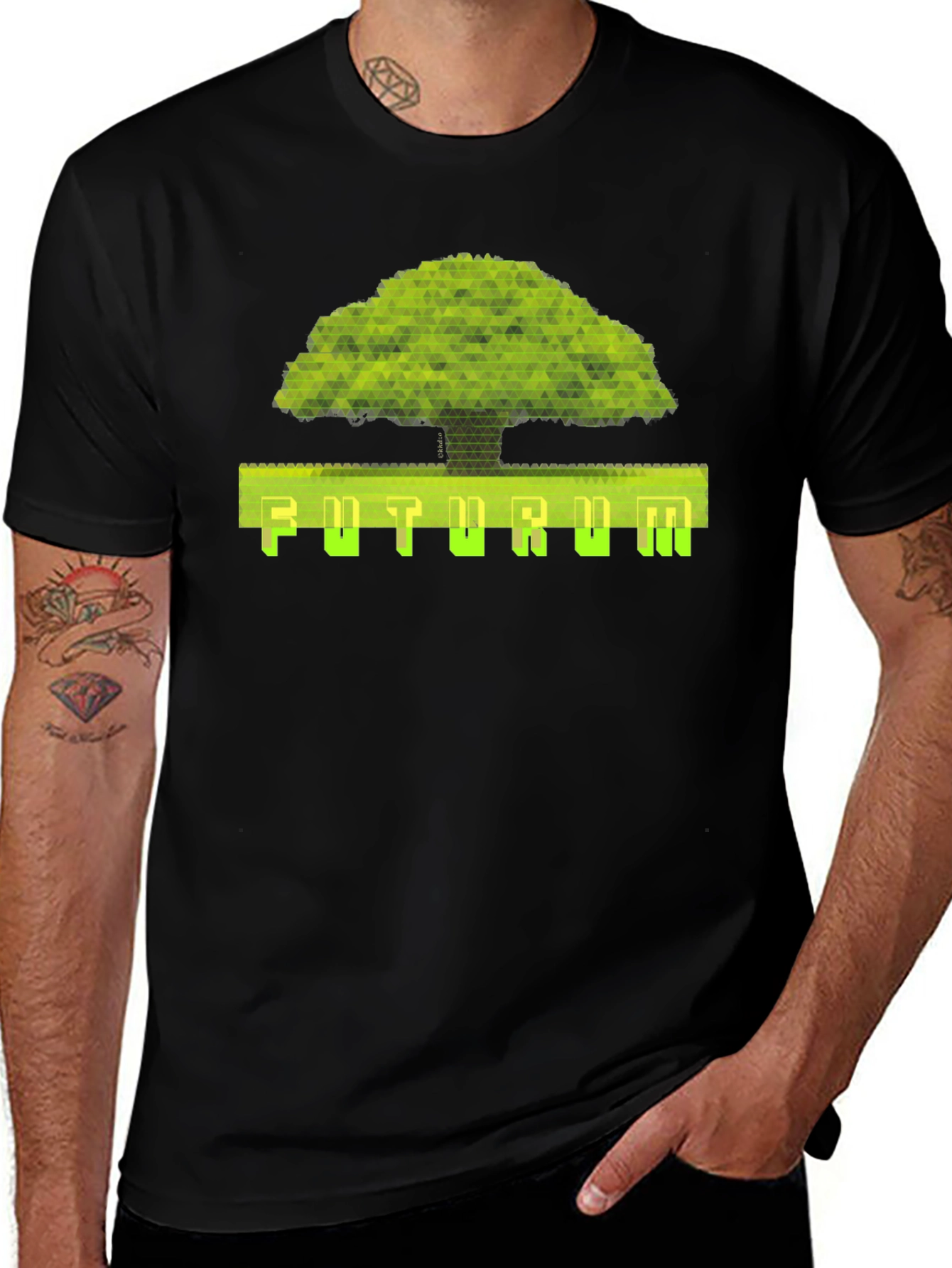 Futurum Tree Graphic Tee - Modern Comfort