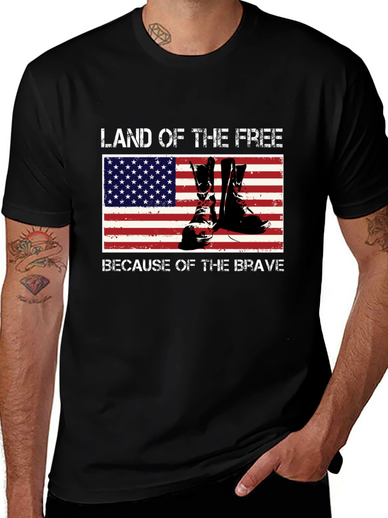 Land of the Free Graphic T-Shirt