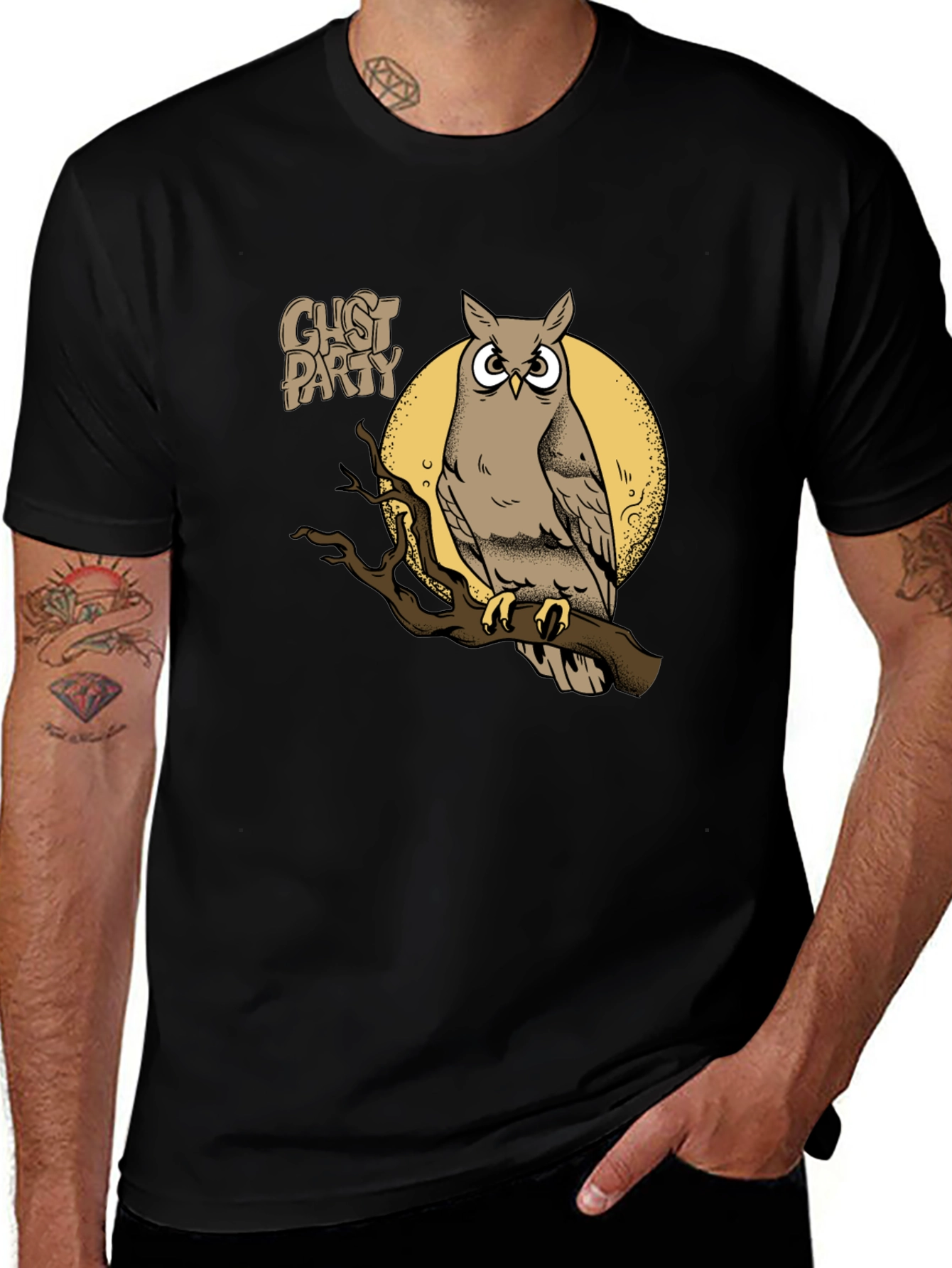 Variant 3 of Owl T-Shirt - Gust Party Design