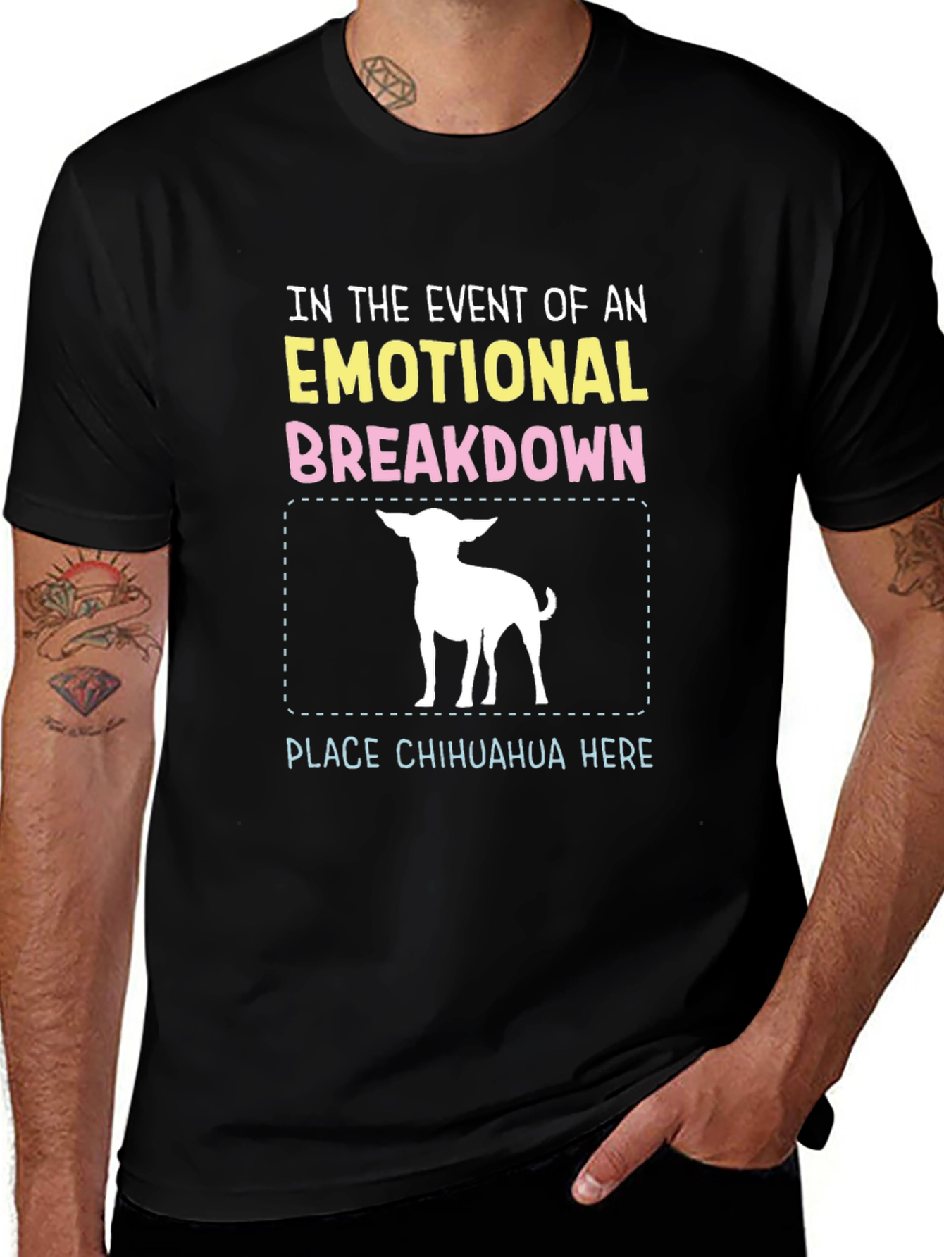 Variant 26 of Emotional Support Chihuahua T-Shirt