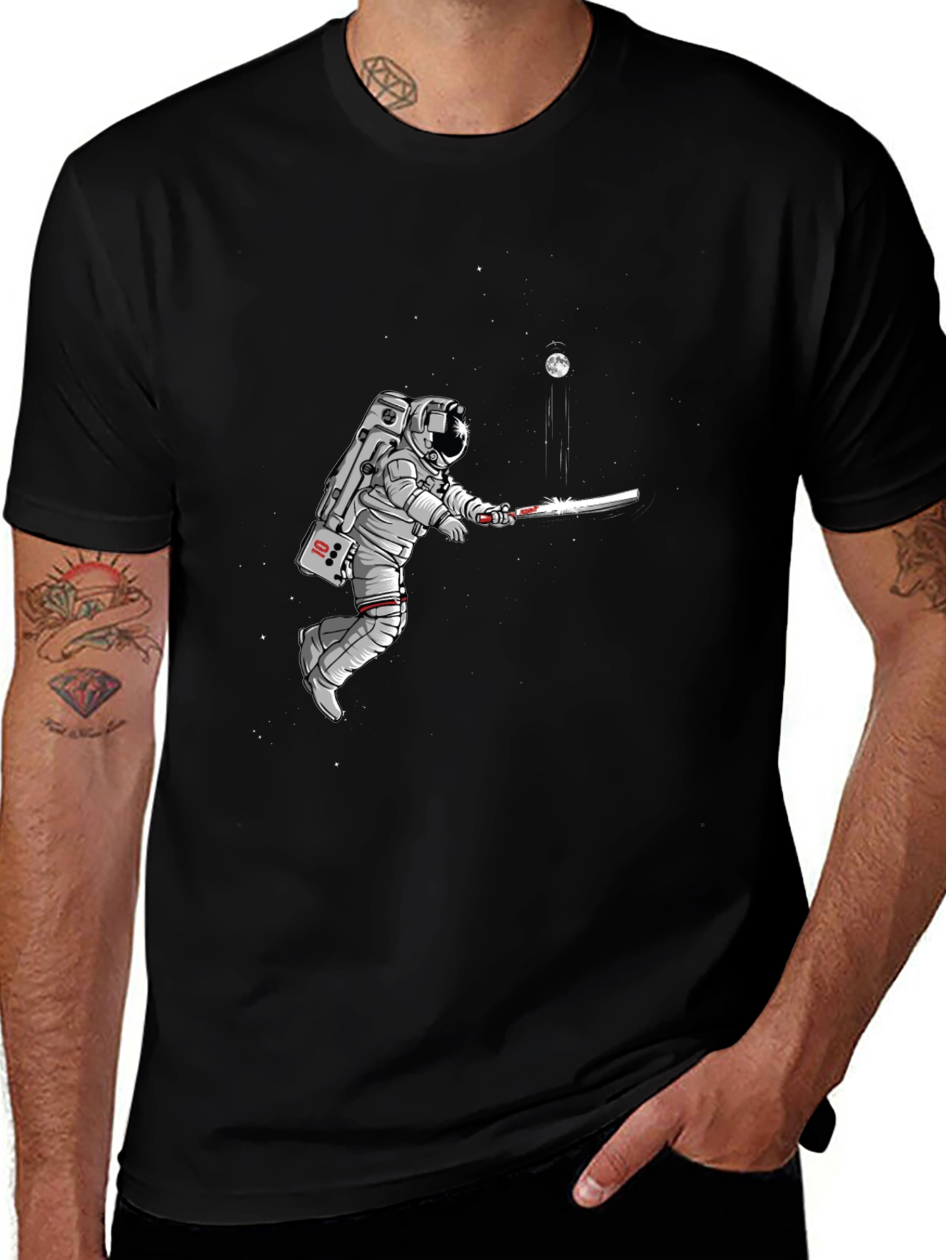 Variant 4 of Astronaut Sword T-Shirt - Space Samurai Tee