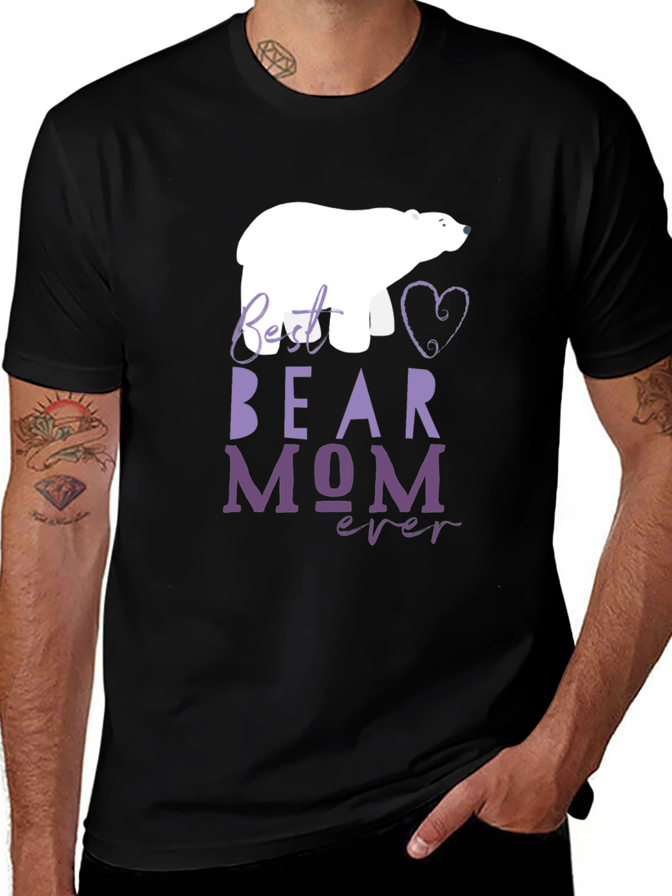 Variant 16 of Best Bear Mom Ever Graphic Tee