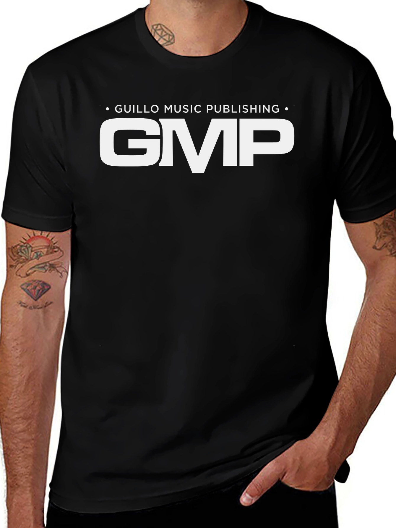 Variant 19 of GMP Black T-Shirt - Guillo Music Publishing