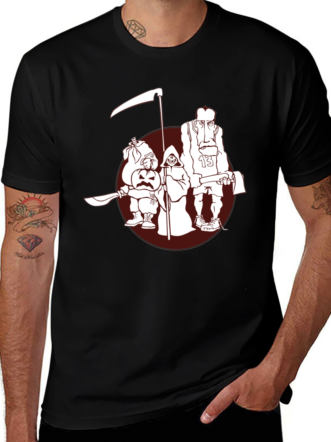 Variant 8 of Grim Reaper Graphic T-Shirt