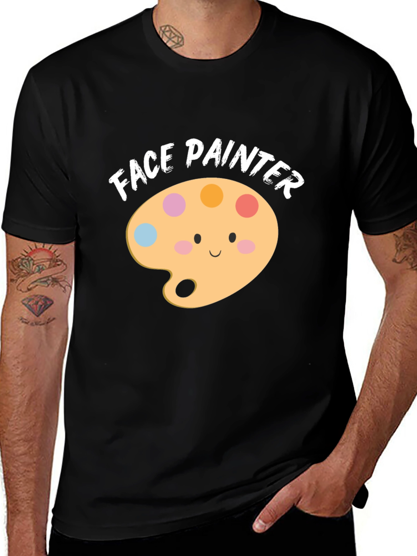 Face Painter Graphic Tee - Fun Art Shirt
