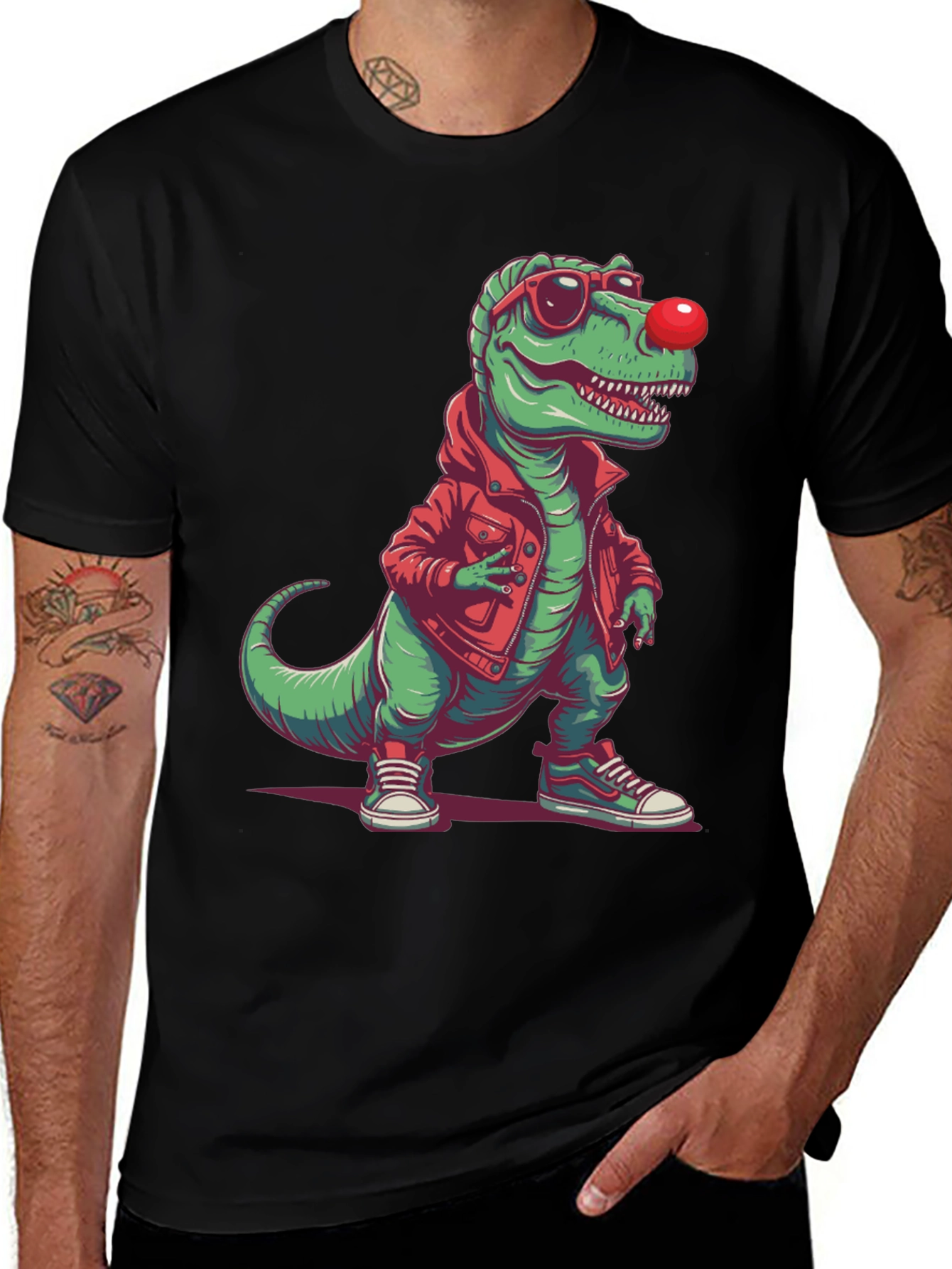Dino with Style Graphic Tee
