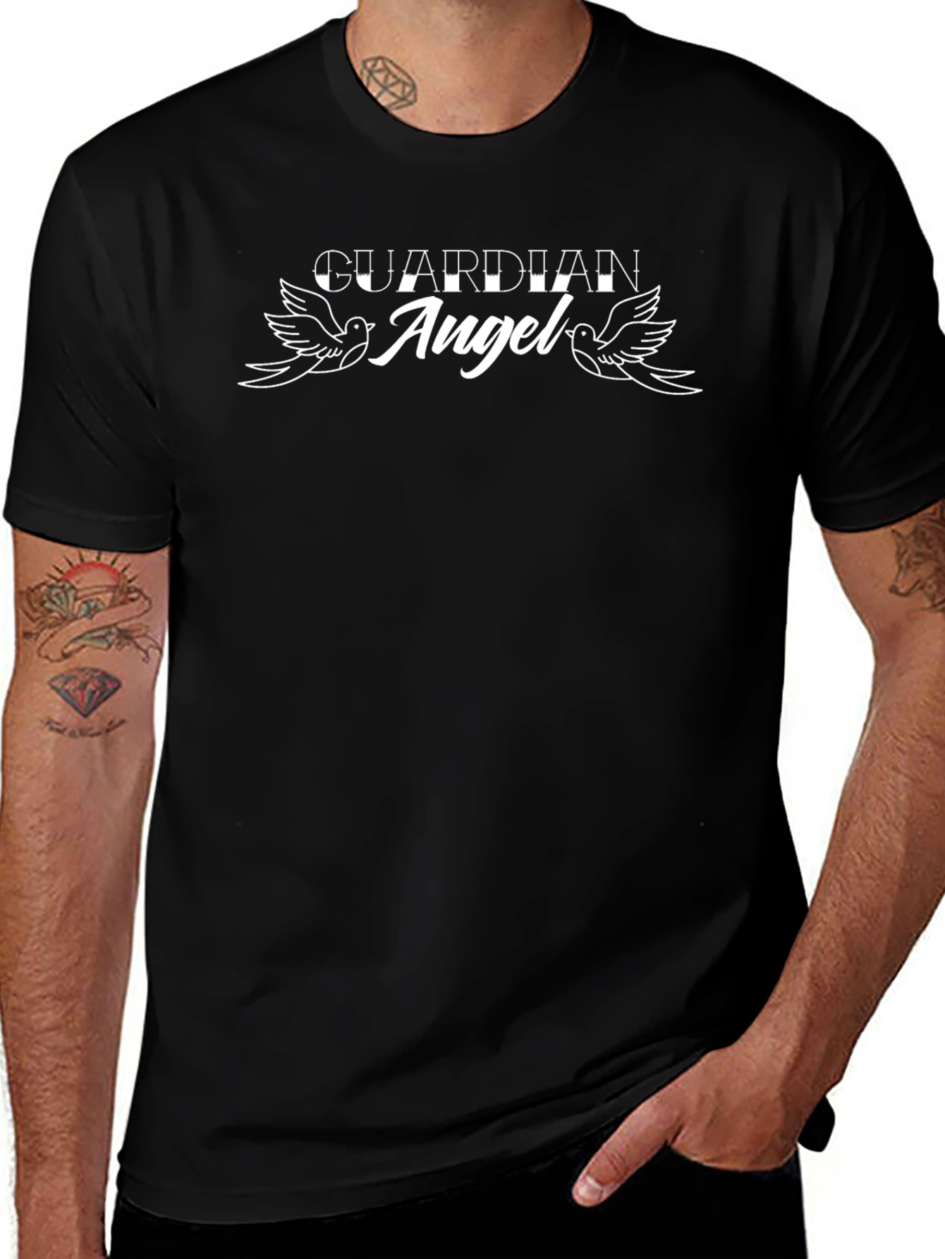 Variant 15 of Guardian Angel Graphic T-Shirt