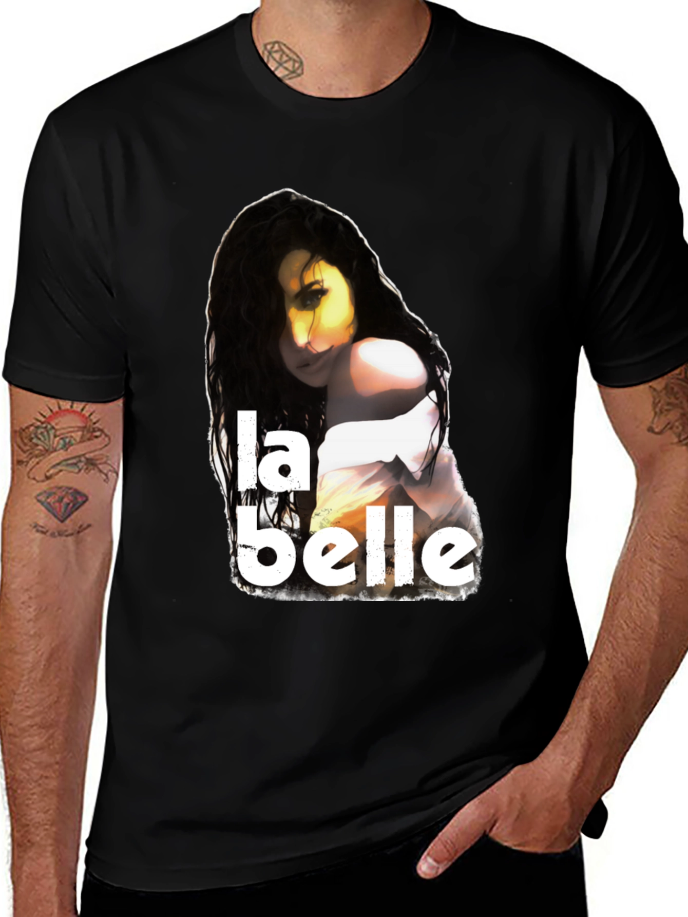 Variant 18 of La Belle Graphic T-Shirt - Stylish Unisex Tee