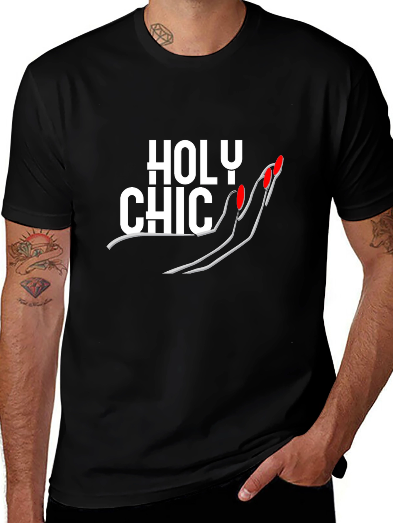 Variant 23 of Holy Chic Graphic Tee - Fashion Statement
