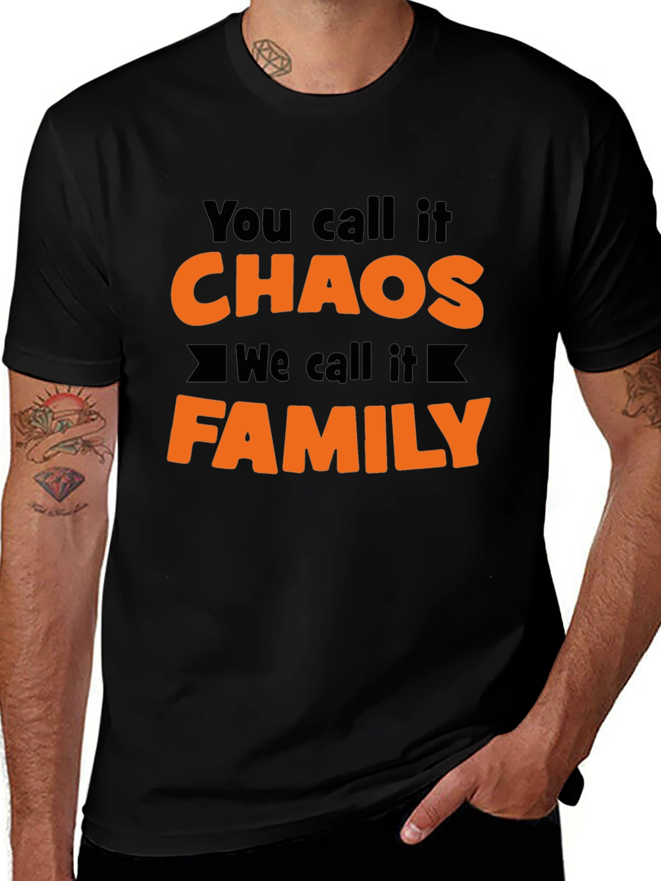 Chaos Family Graphic Tee - Soft Cotton Blend