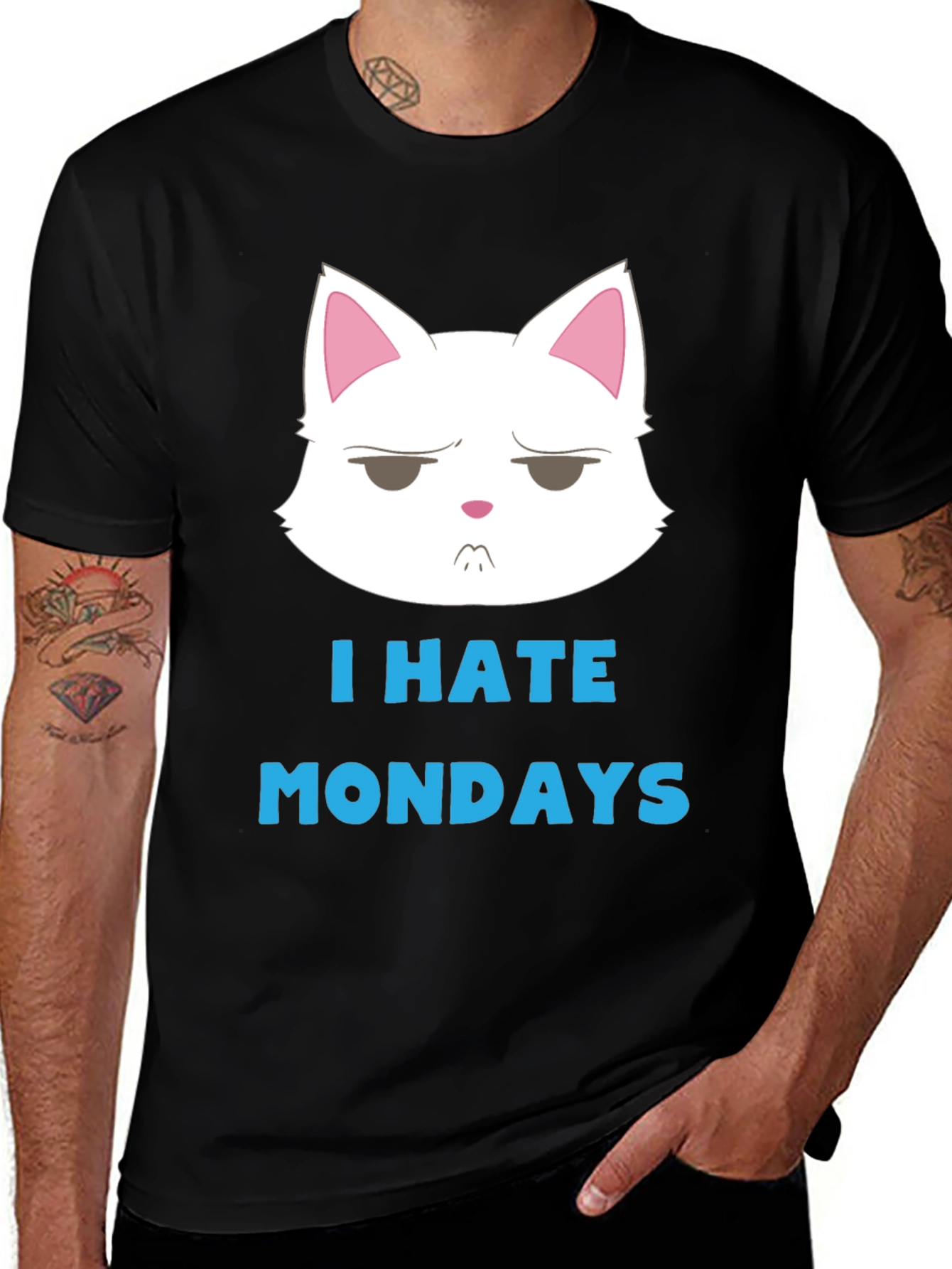 Variant 8 of I Hate Mondays Grumpy Cat T-Shirt
