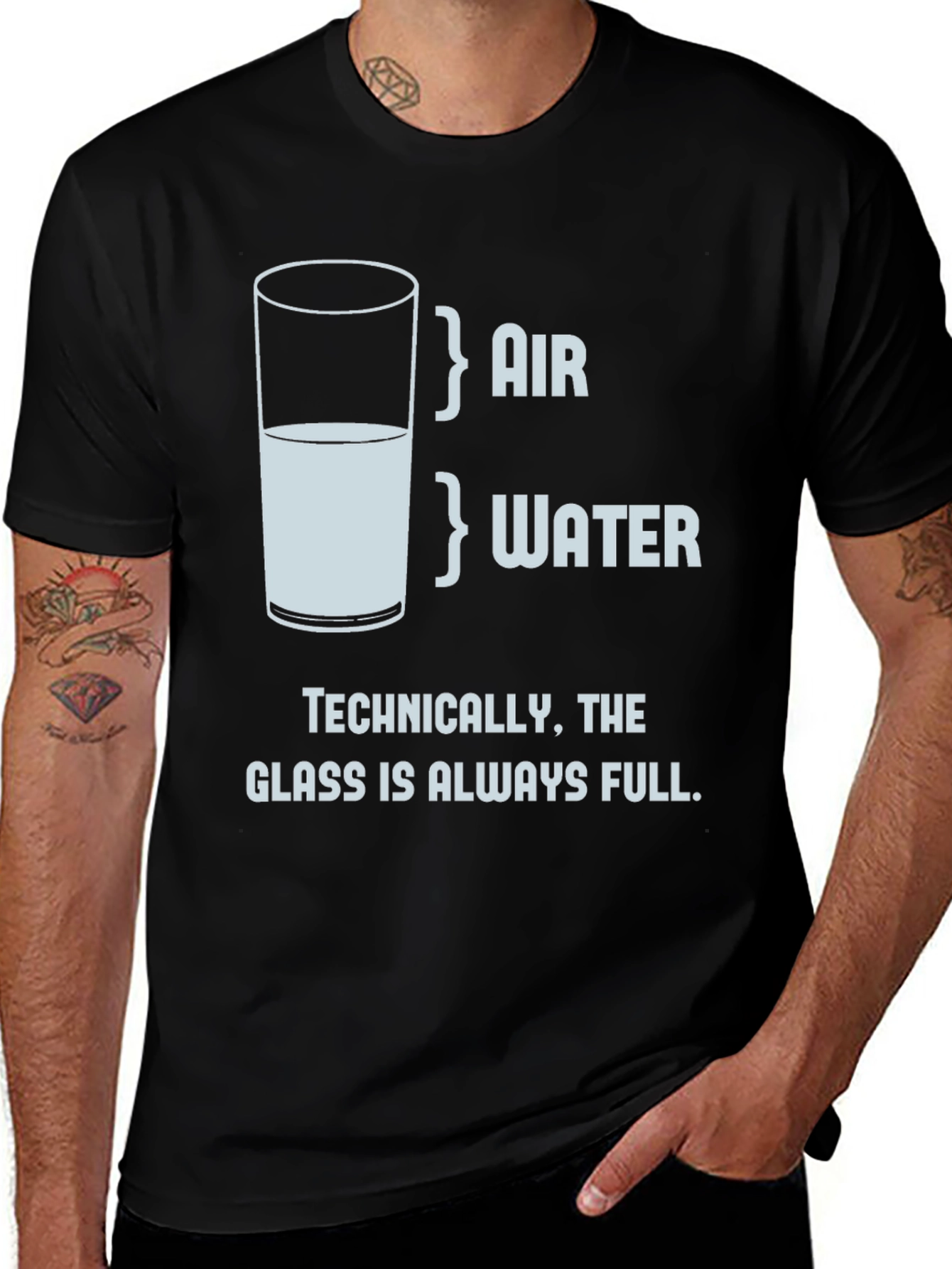Variant 19 of Technically Full T-Shirt - Funny Science Tee